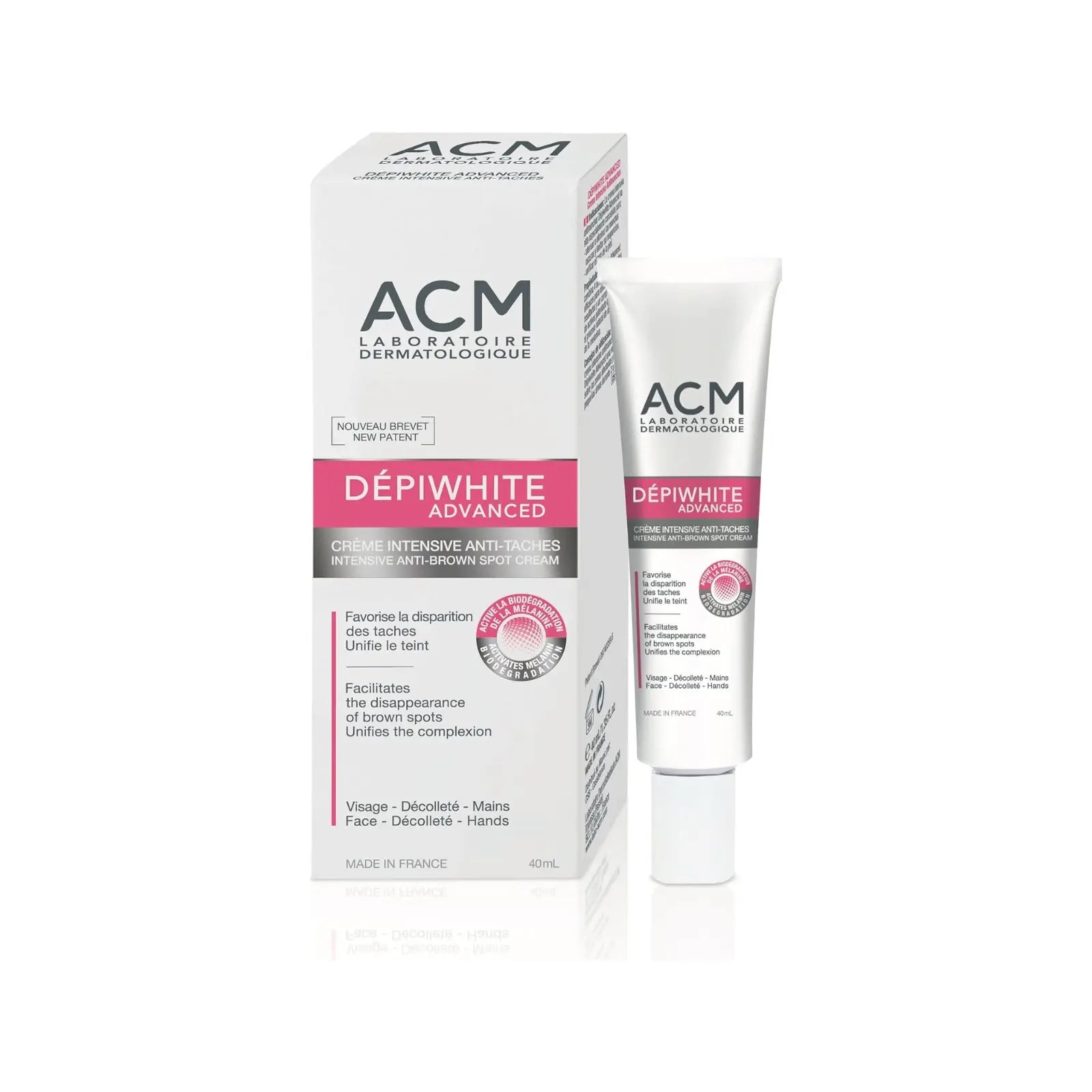 اي سي ام كريم ديبويت ادفنسد بحجم ٤٠مل للتصبغات و البقع البنية