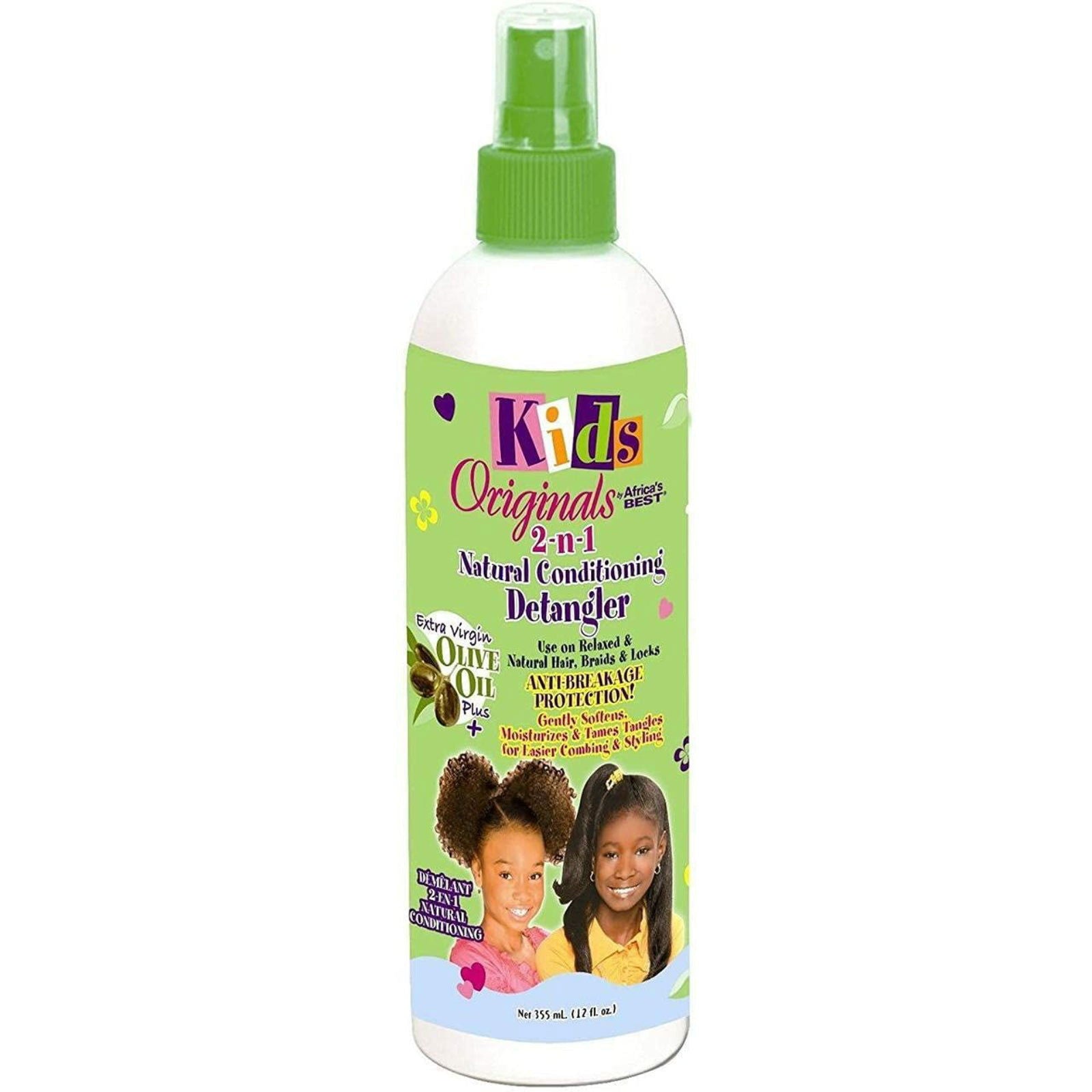Africa's Best 2 in 1 Natural Conditioning Detangler Spray for Kids 355ml - ZaDa beauty