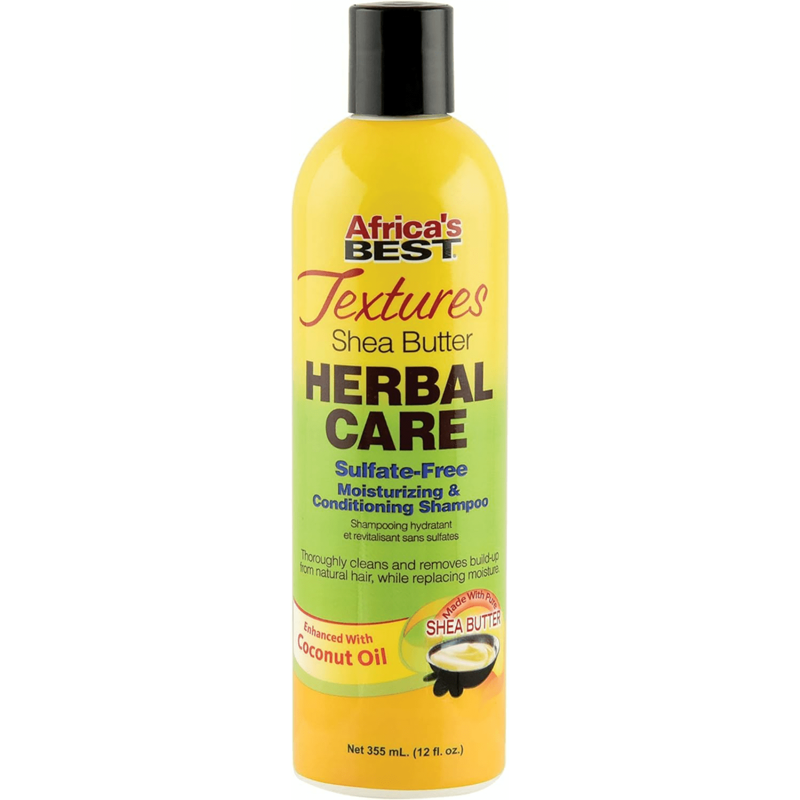 Africa's Best Herbal Care Moisturizing and Conditioning Shampoo with Shea Butter - 355 ml - ZaDa beauty