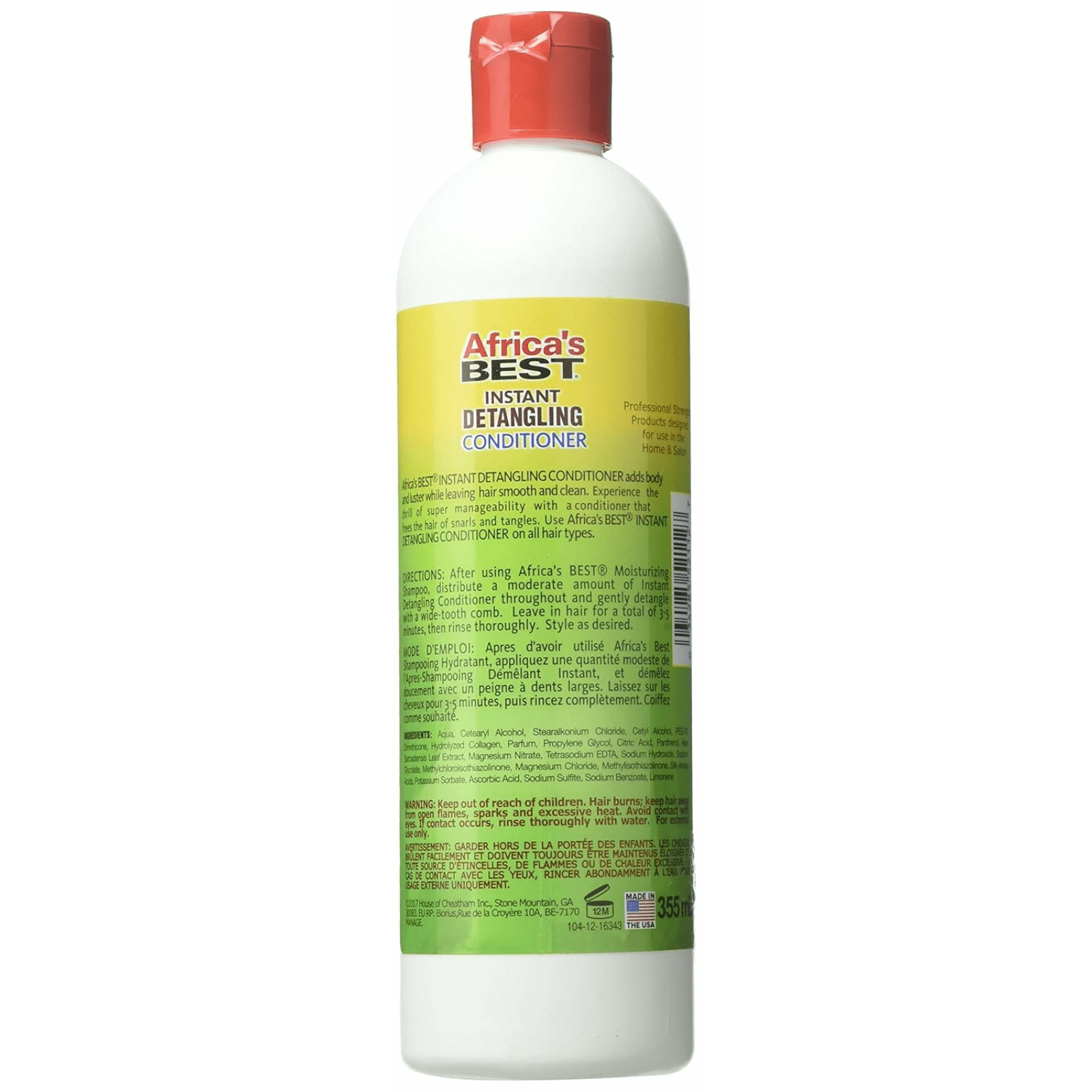 Africa's Best Instant Detangling Conditioner 355ml - ZaDa beauty