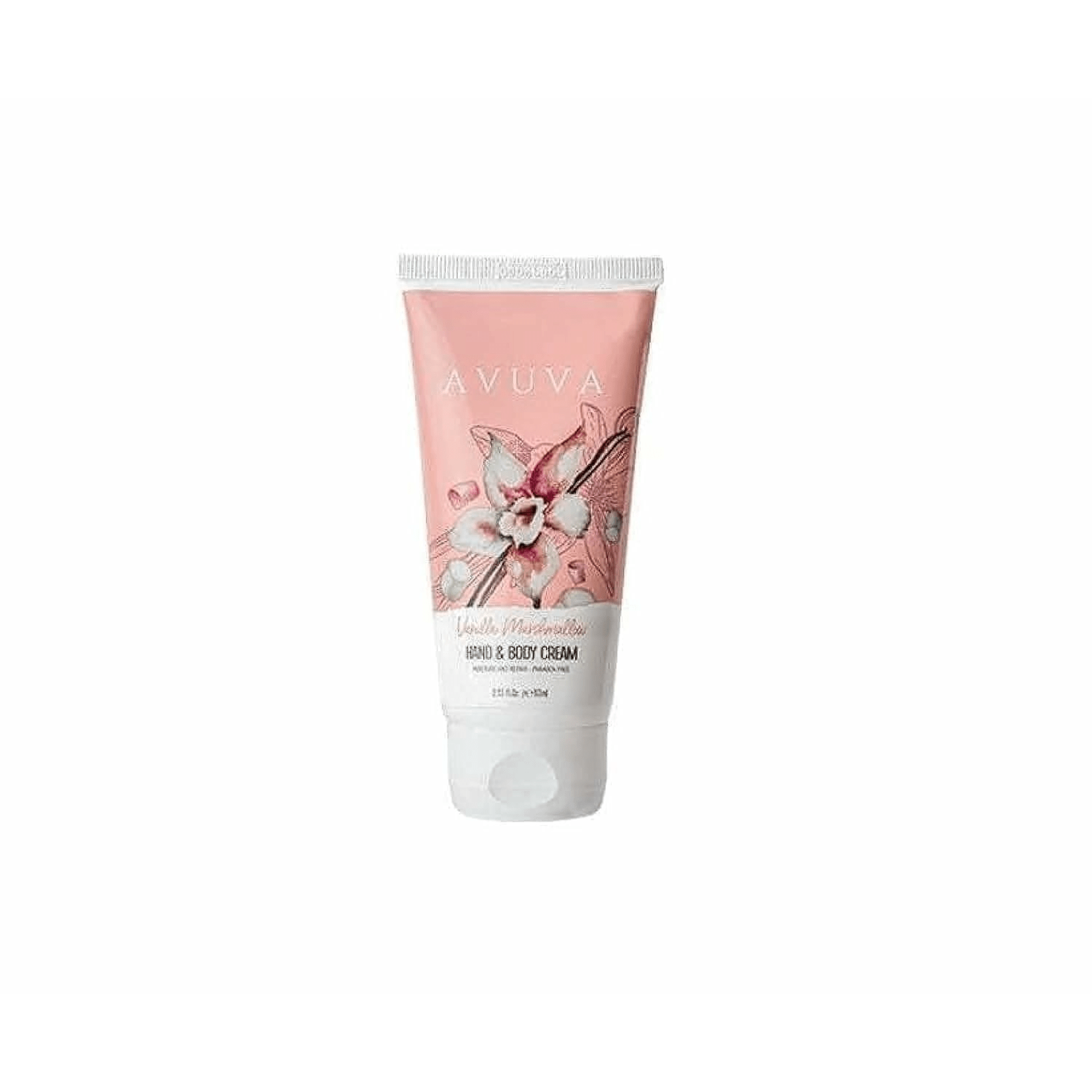 Avuva Vanilla Marshmallow hand and body cream 63ml - ZaDa beauty