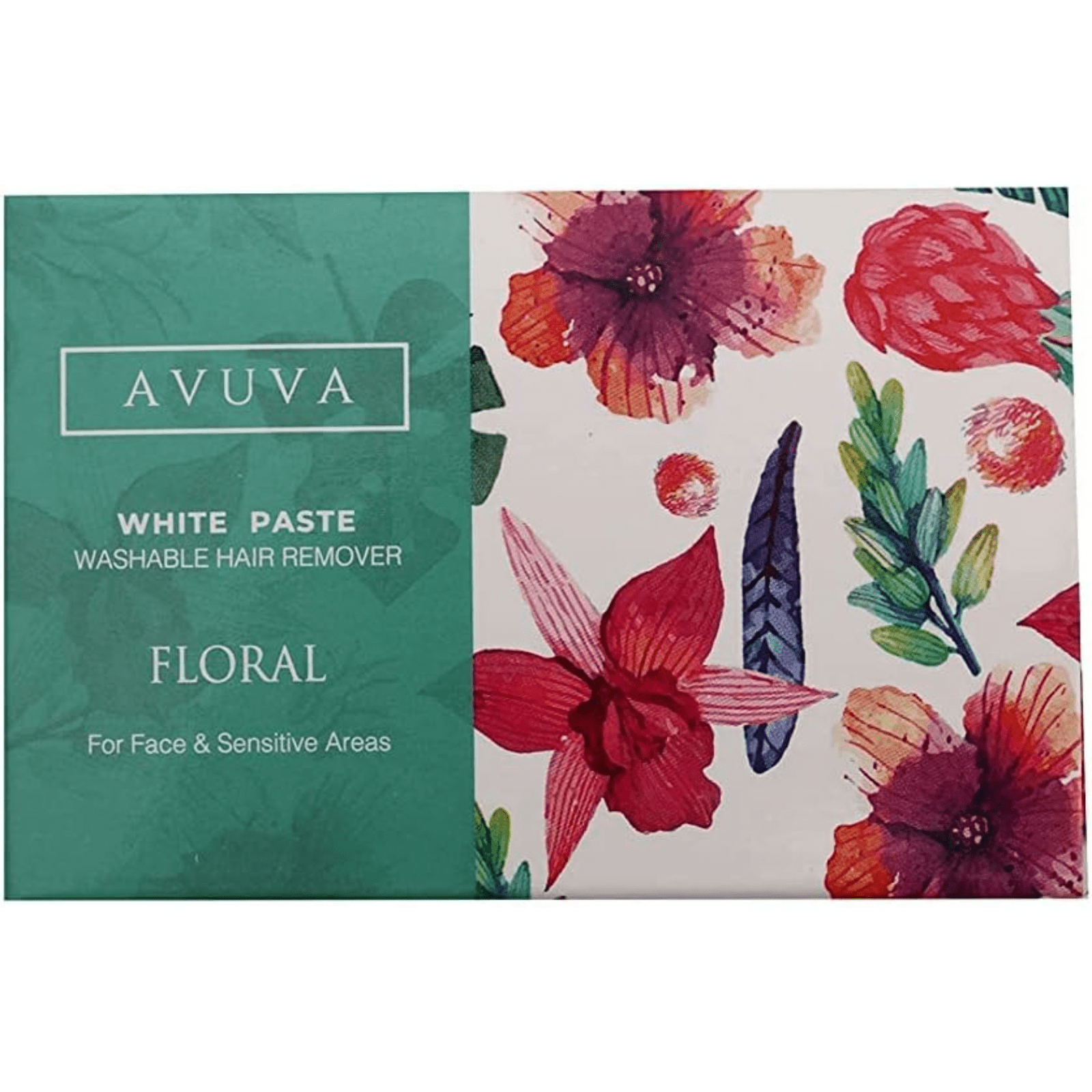 Avuva floral scent washable white paste hair remover 100g - ZaDa beauty