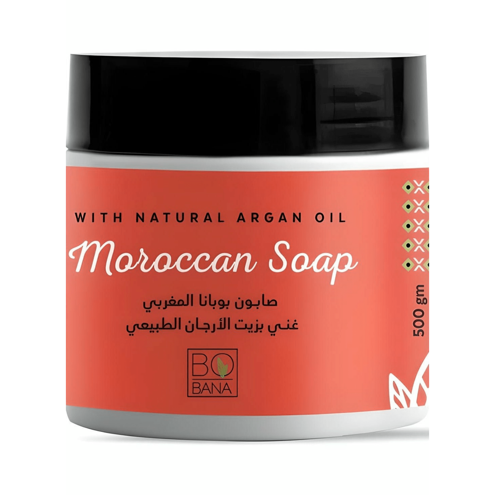 BOBANA Moroccan Soap With Natural Argan Oil 500gm - ZaDa beauty