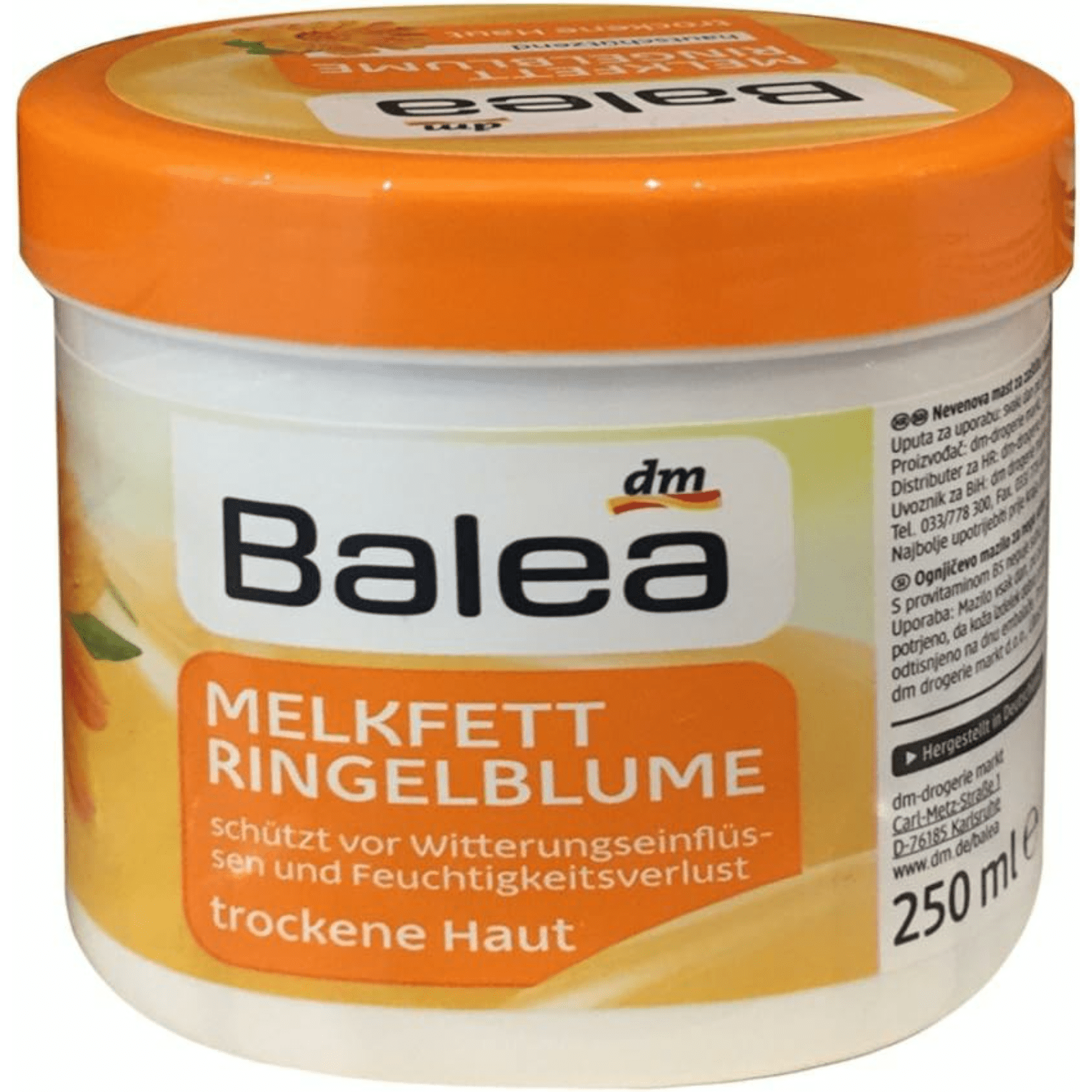 Balea Cream Protects Dry Skin and Maintains Moisture 250ml - ZaDa beauty