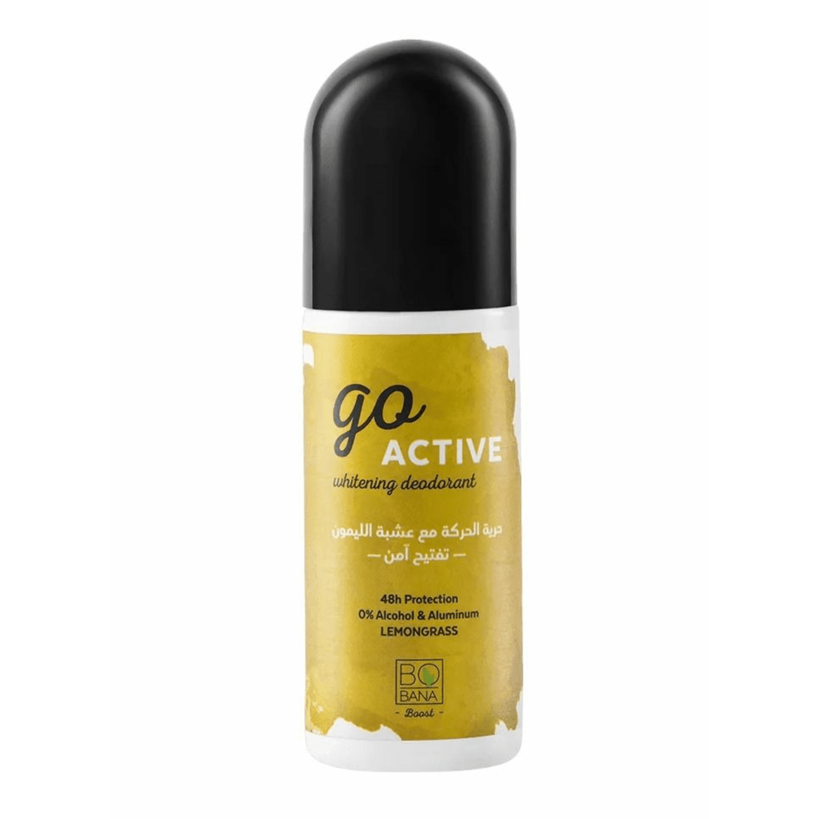 Bobana No Stain Whitening Deodorant Roll-On With Lemongrass 80ml - ZaDa beauty