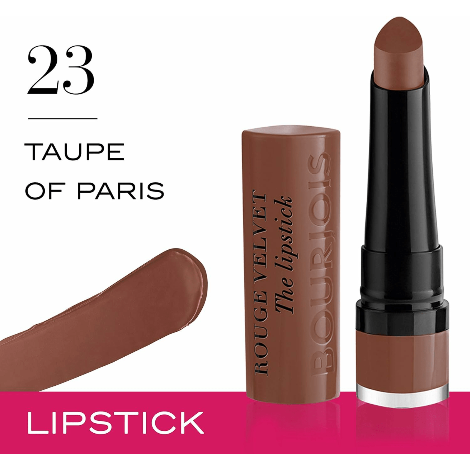 Bourjois Rouge velvet lipstick 23Taupe of Paris 2.4 gm - ZaDa beauty