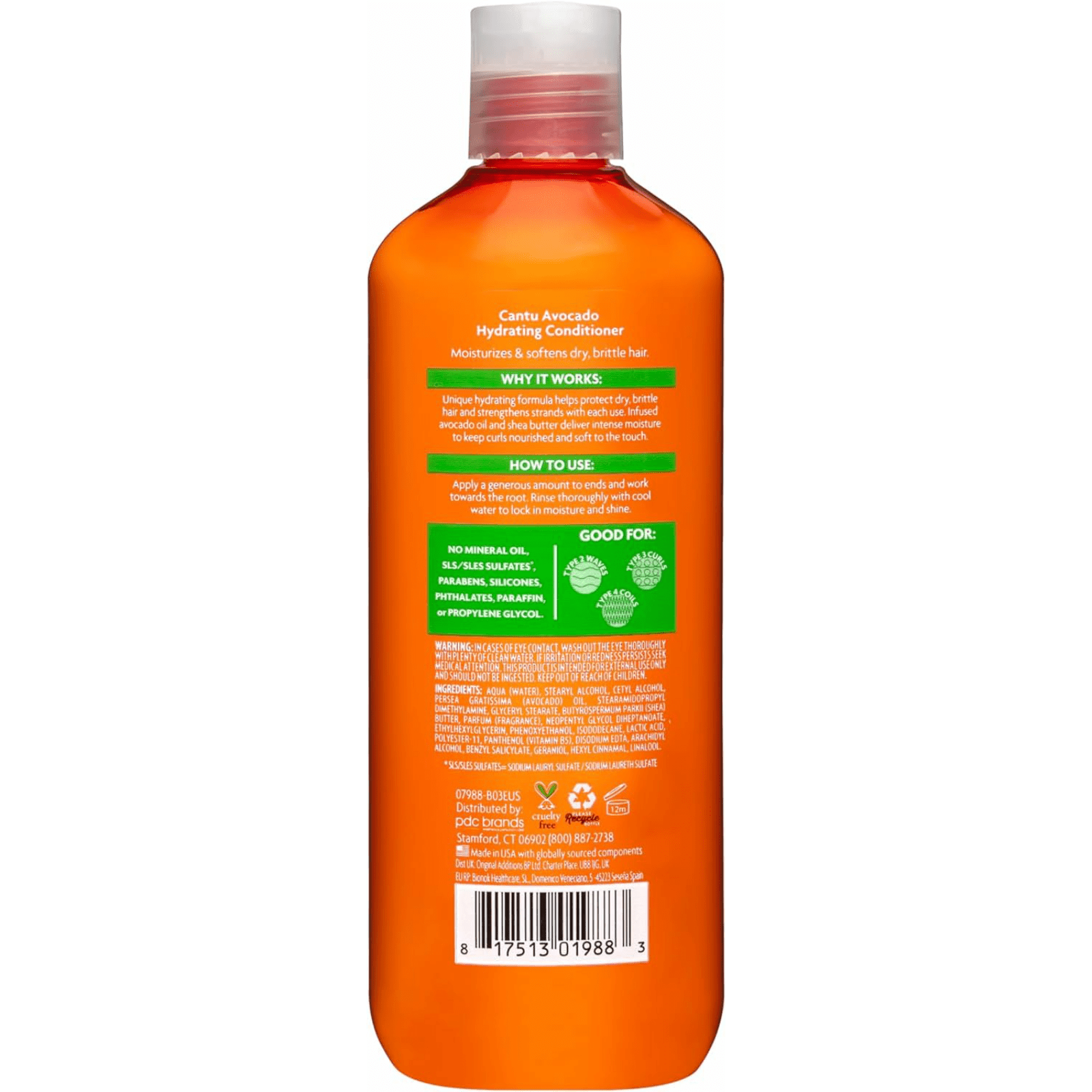 Cantu Avocado Hydrating Cream Conditioner With Avocado Oil & Shea Butter - 400Ml - ZaDa beauty