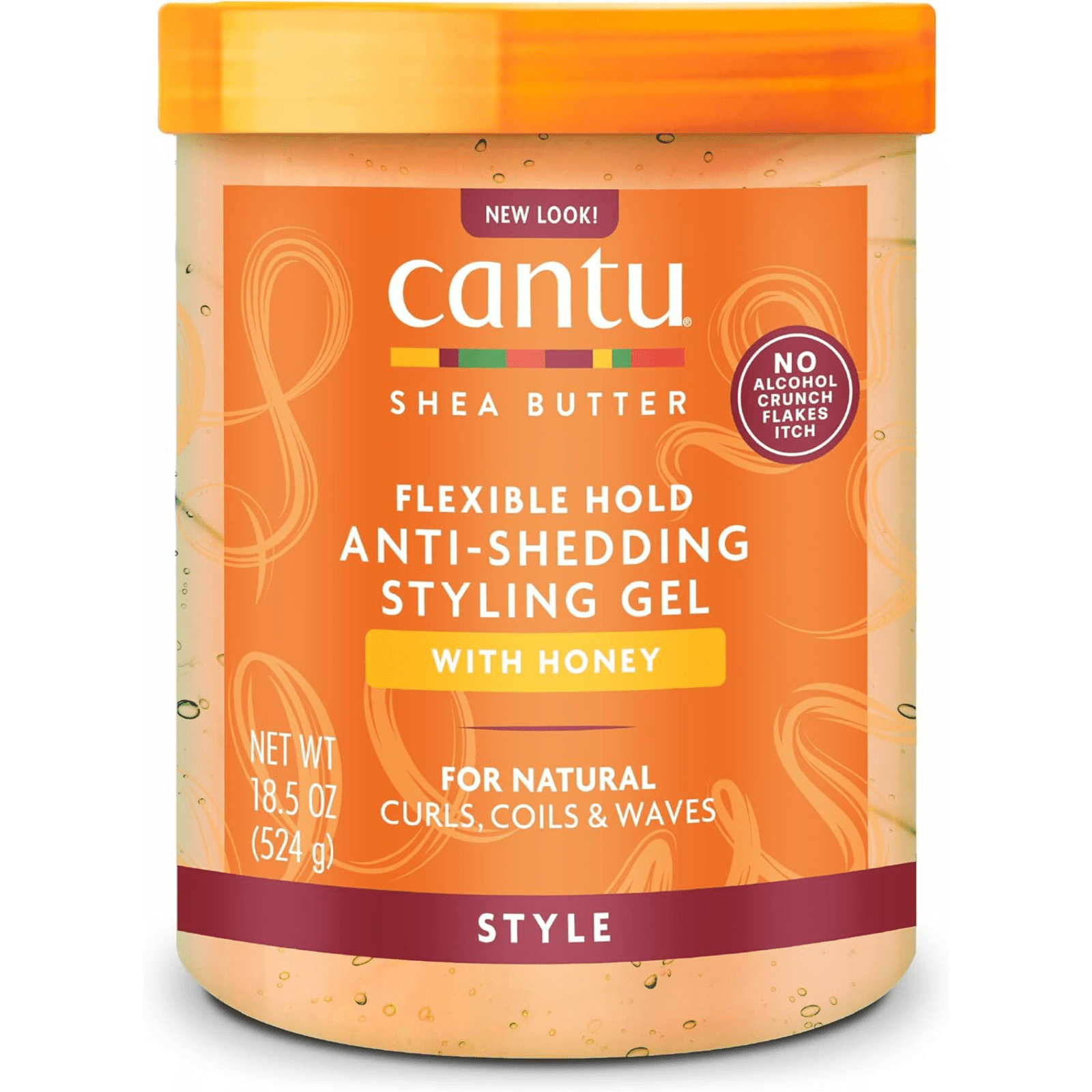 Cantu Flexible Hold Anti-Shedding Styling Gel With Honey - 524g - ZaDa beauty