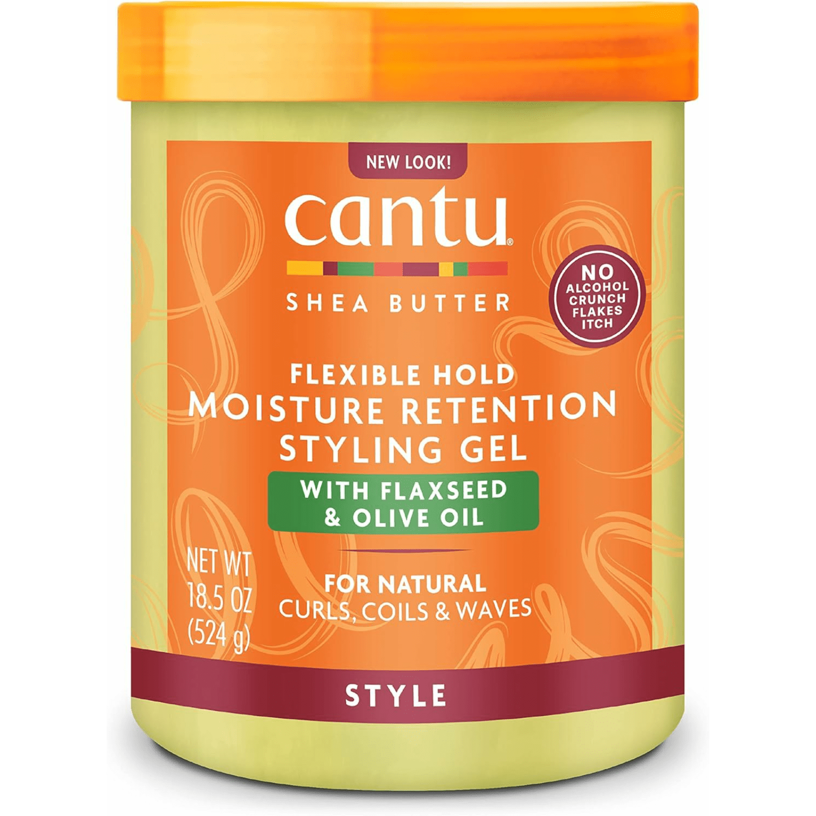 Cantu Moisture Retention Styling Gel With Flaxseed And Olive Oil - 524g - ZaDa beauty