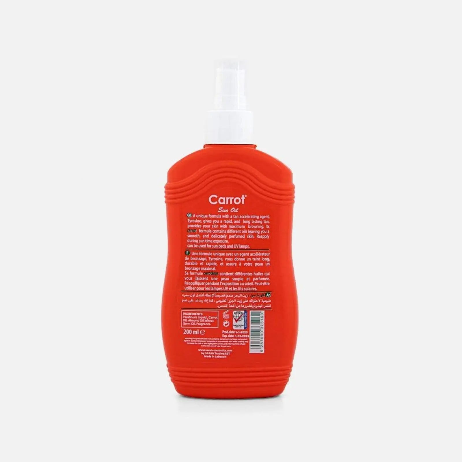 Carrot Sun Tanning Spray Oil 350gm