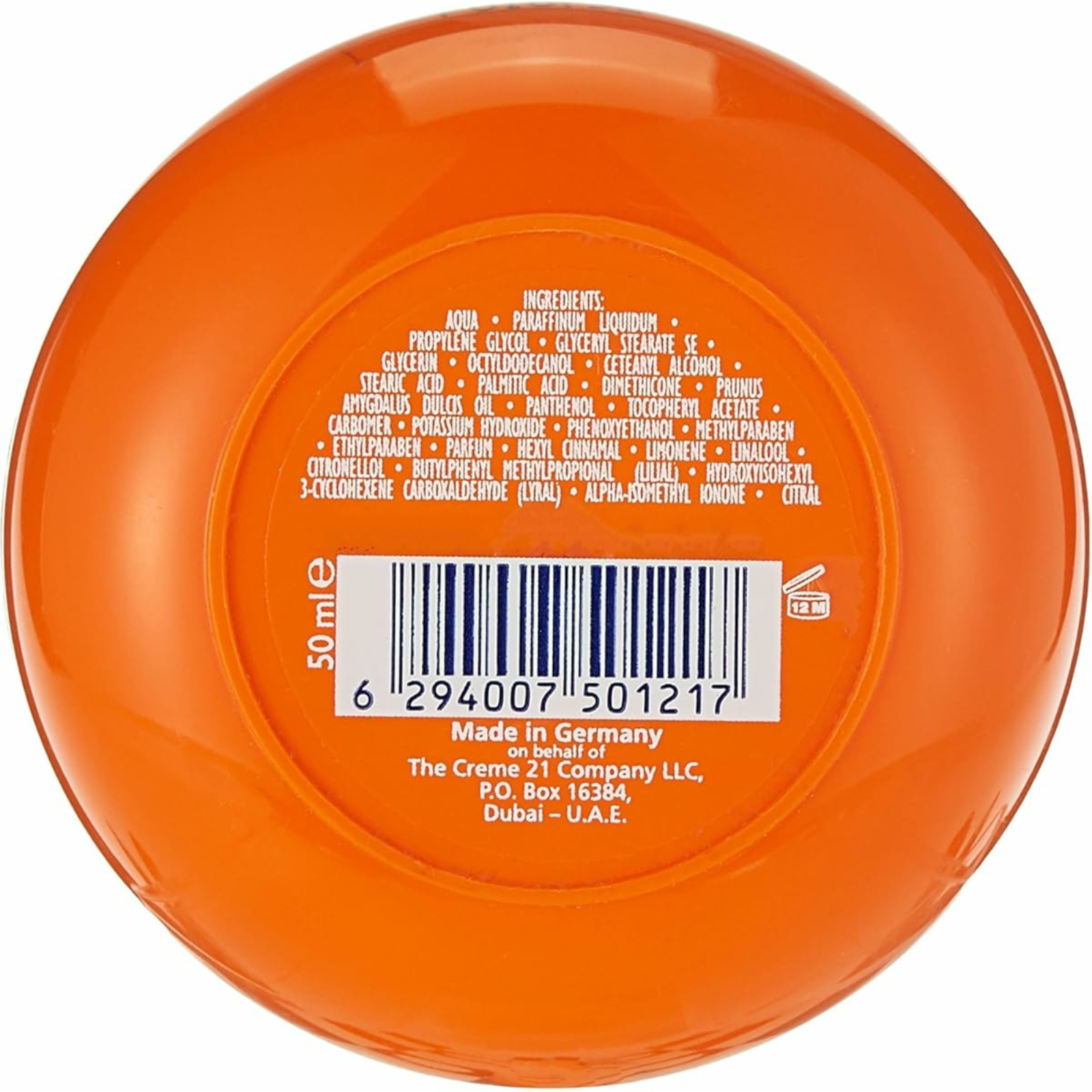 Creme 21 Moisturizer Cream With Vitamin E for Dry Skin 50 ml - ZaDa beauty