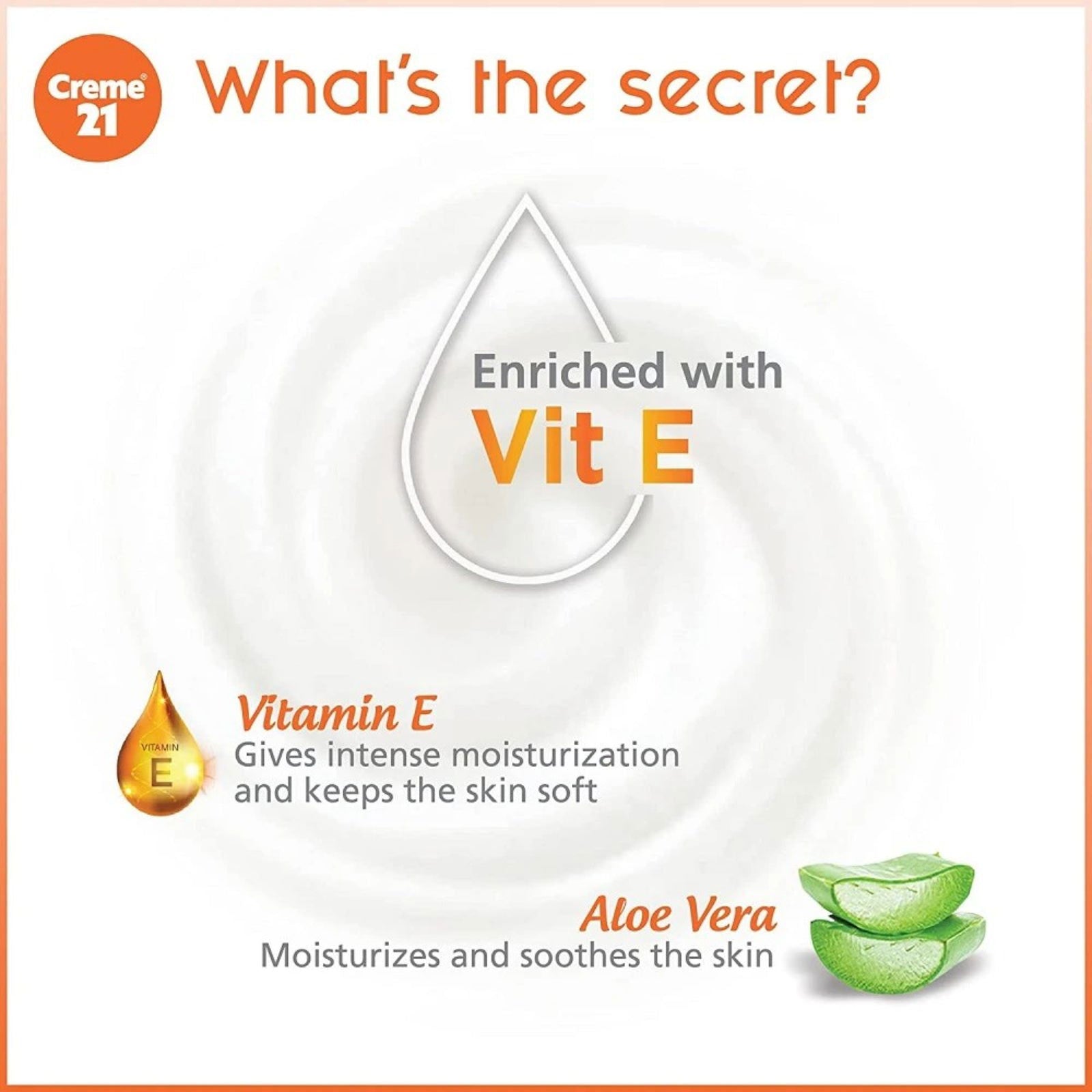 Creme 21 Moisturizing Body Lotion With Aloe Vera & Vitamin E For Dry Skin - 400Ml - ZaDa beauty