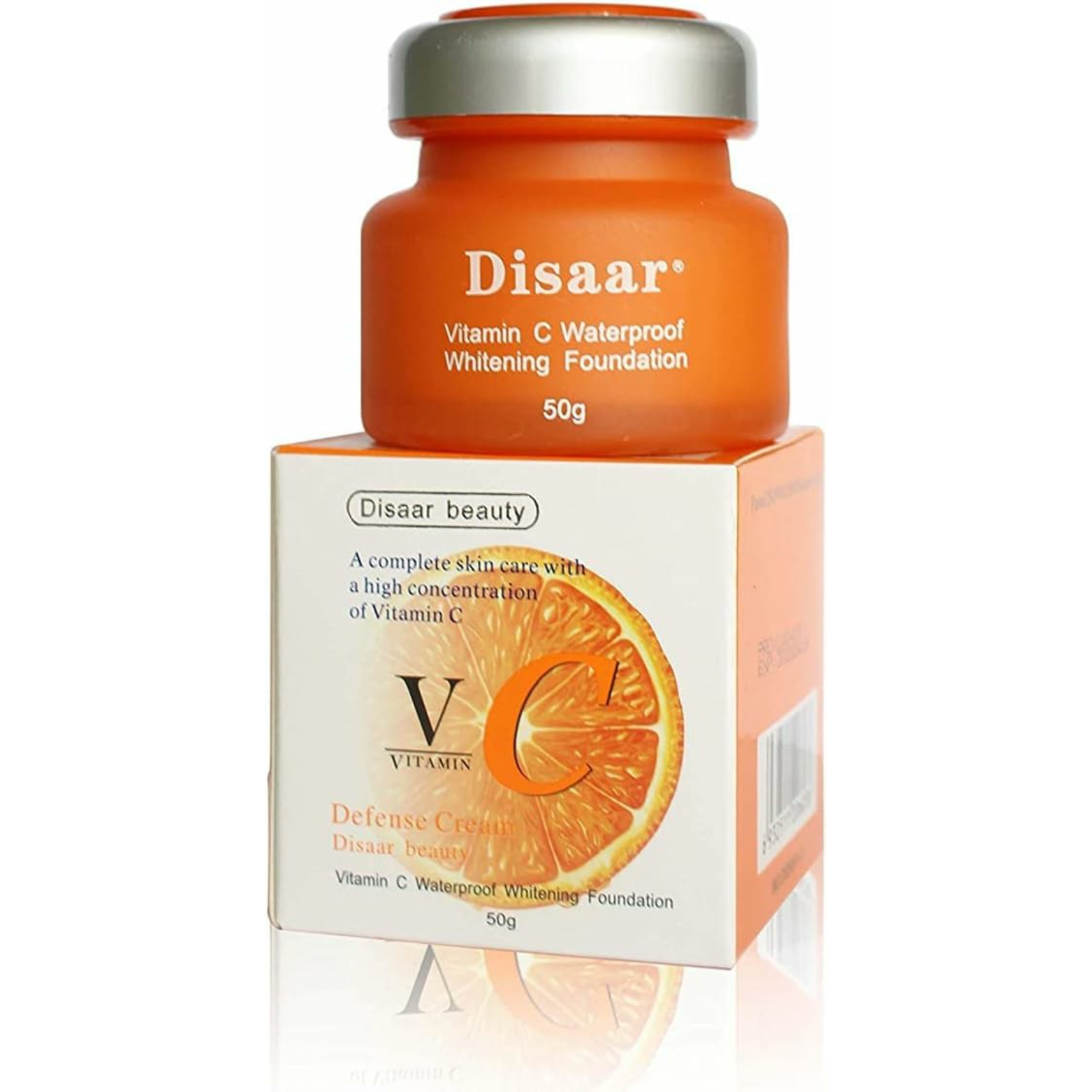 DISAAR Vitamin C Waterproof Whitening foundation 50 gm - ZaDa beauty