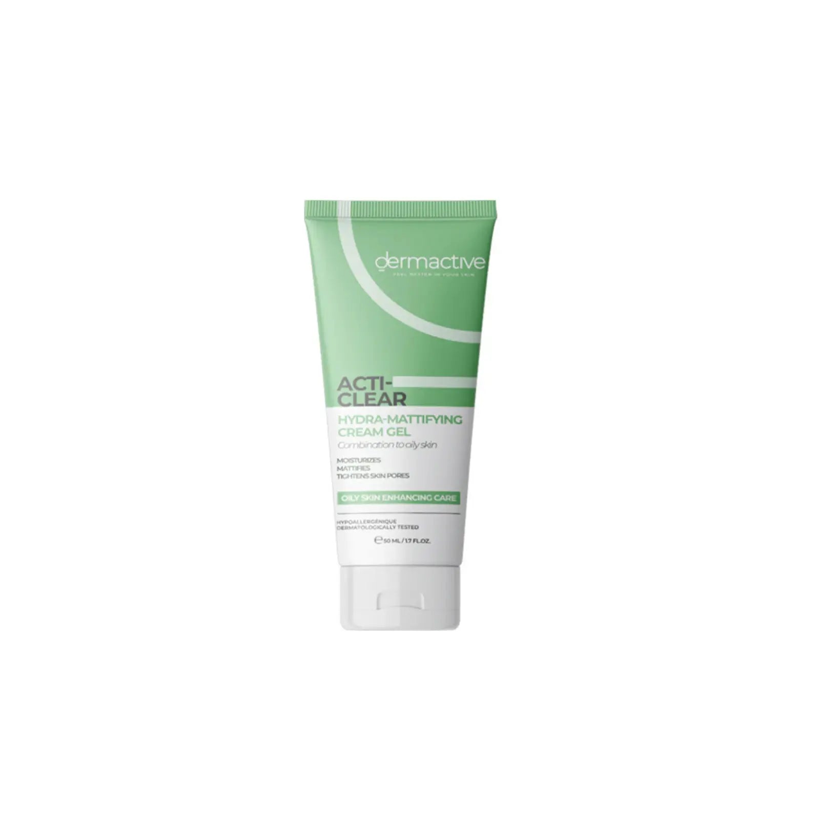 اكتي كلير - جل لترطيب وإطفاء لمعان البشرة الدهنية والمختلطة 50مل من ديرما اكتيف