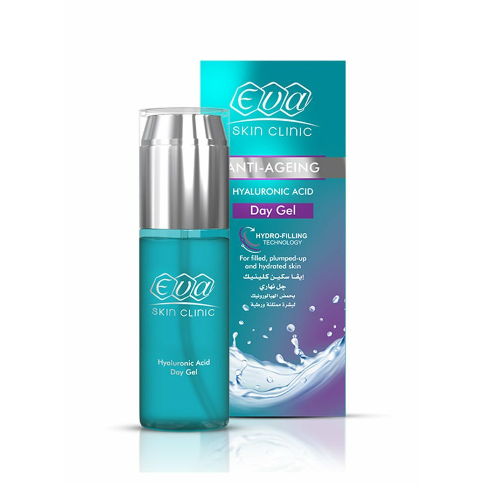Eva Anti Ageing Hyaluronic Acid Day Gel 45 ml - ZaDa beauty