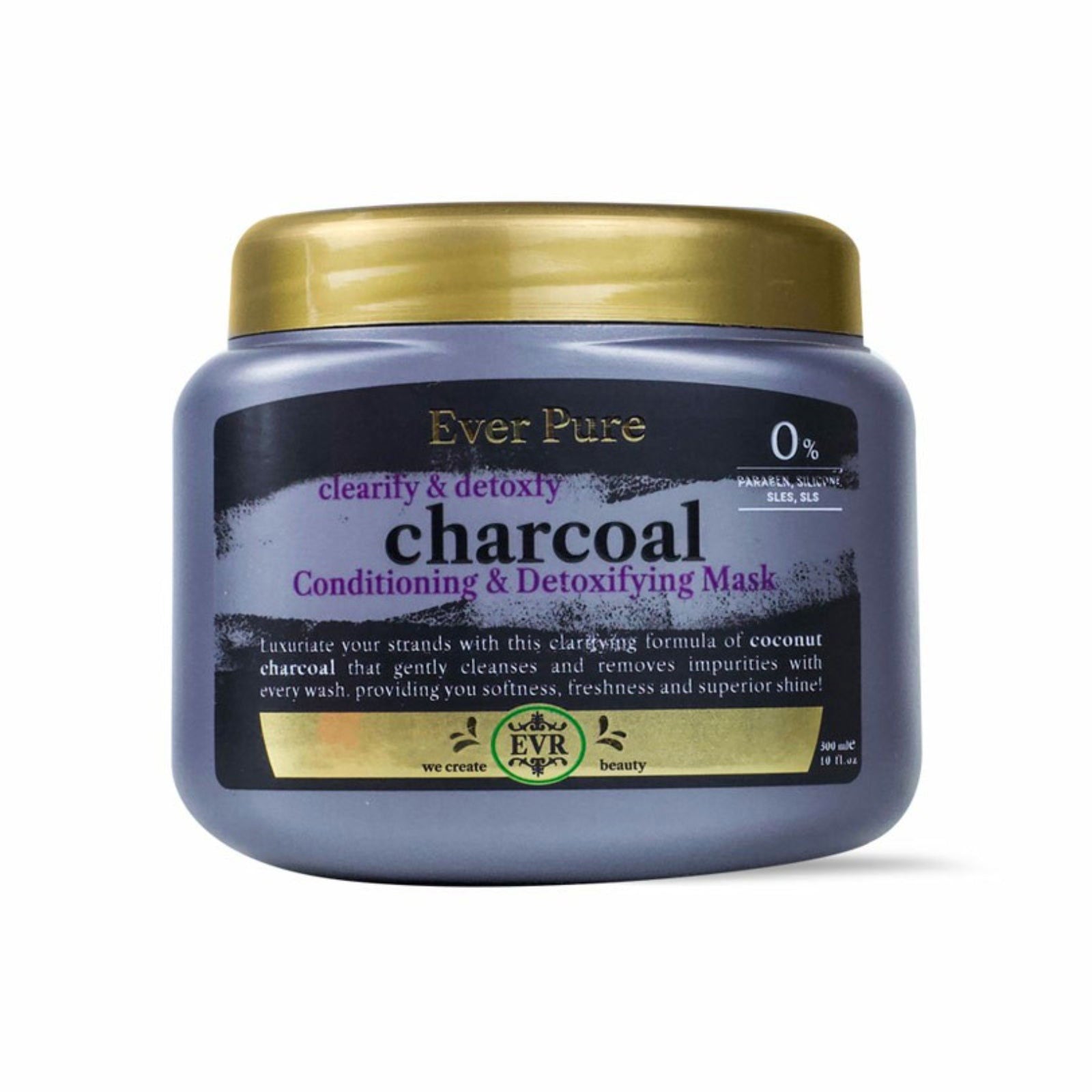 Ever Pure Charcoal Purifying Mask Hydration - 300ml - ZaDa beauty