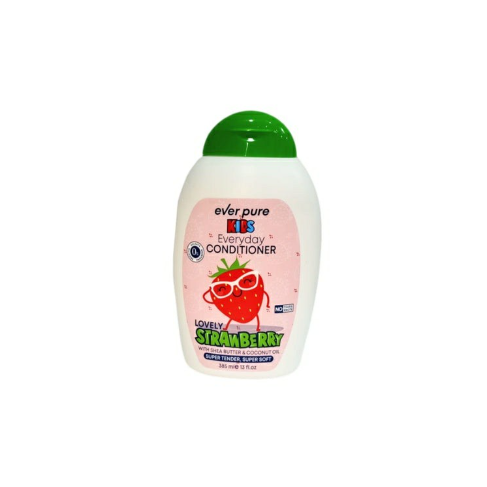 Ever Pure Lovely Strawberry Curl Defining Conditioner With Shea Butter & Coconut Oil For Kids - 385Ml - ZaDa beauty