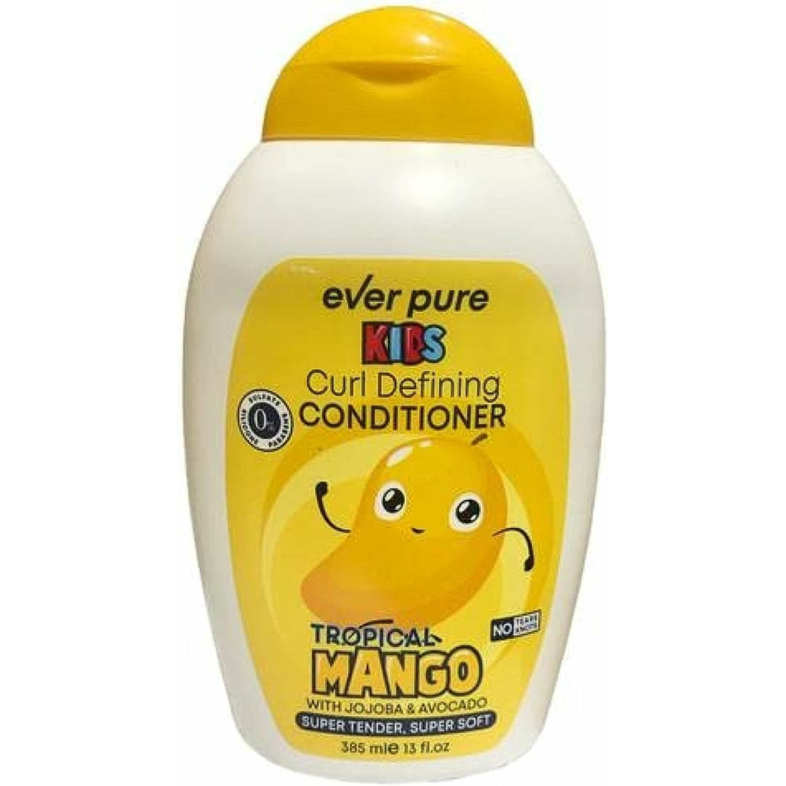 Ever Pure Tropical Mango Curl Defining Conditioner With Jojoba & Avocado For Kids - 385Ml - ZaDa beauty