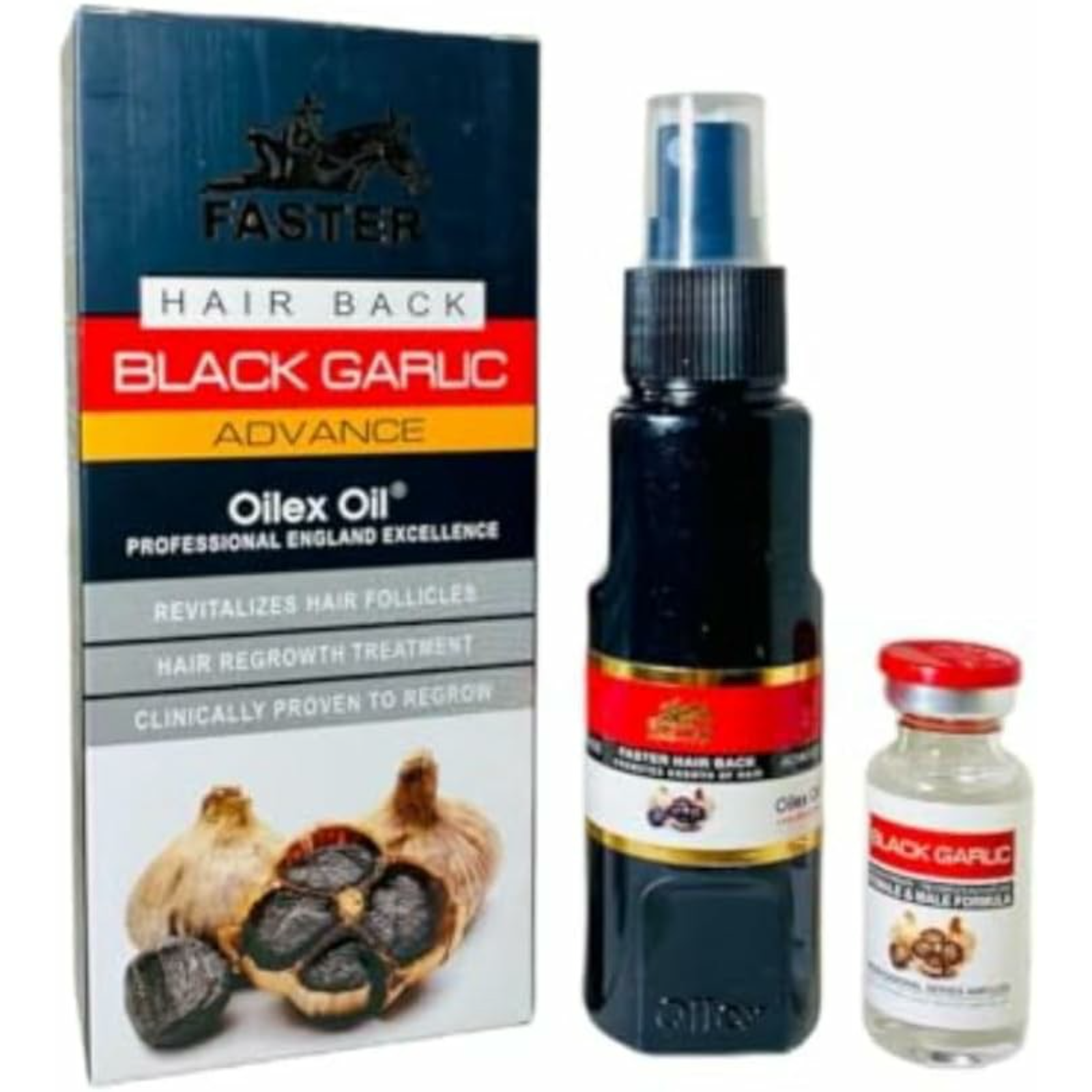Faster Advance Black Garlic Hair Back Oil With Ampoule - 100Ml - ZaDa beauty