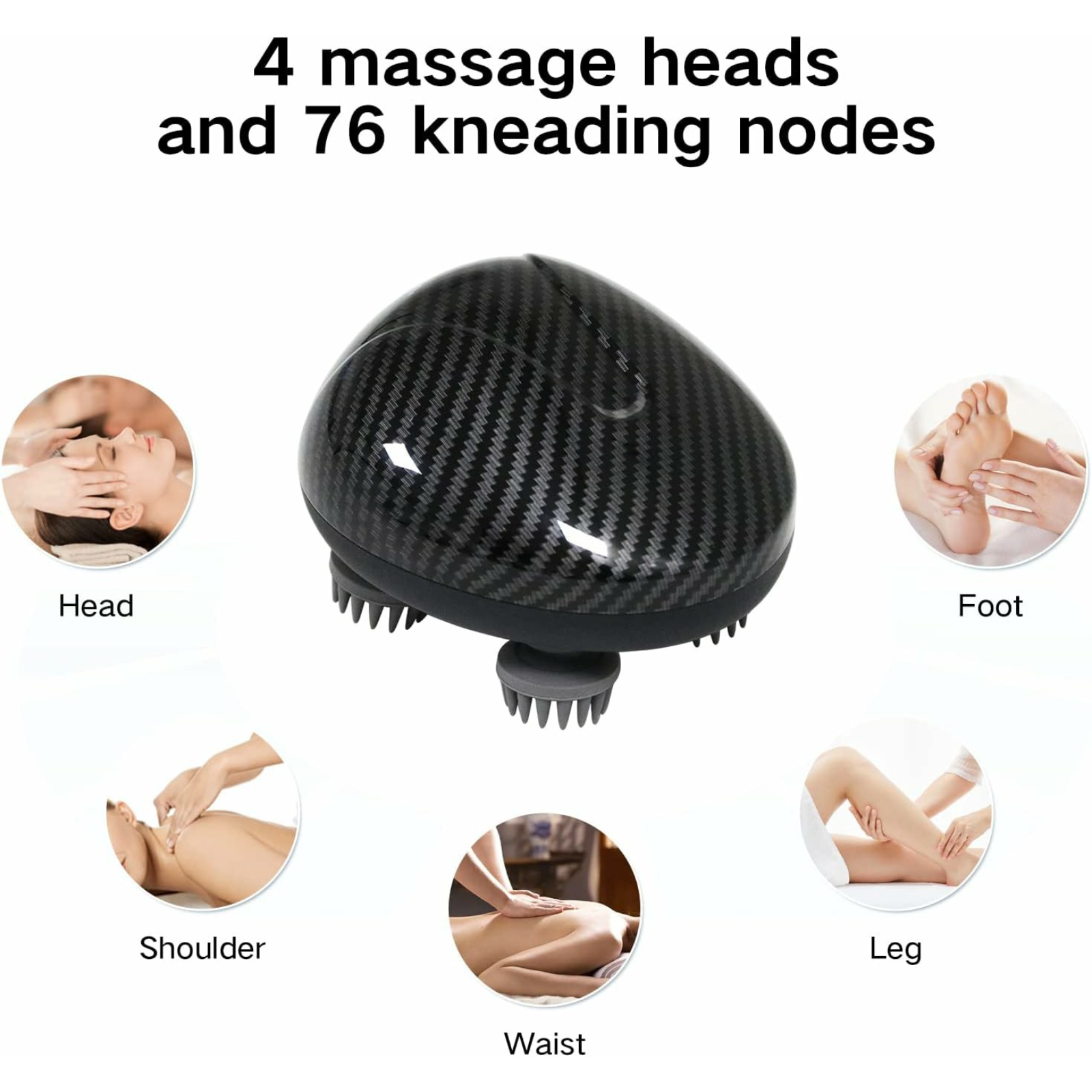 GESS Portable Body Massager Black - ZaDa beauty