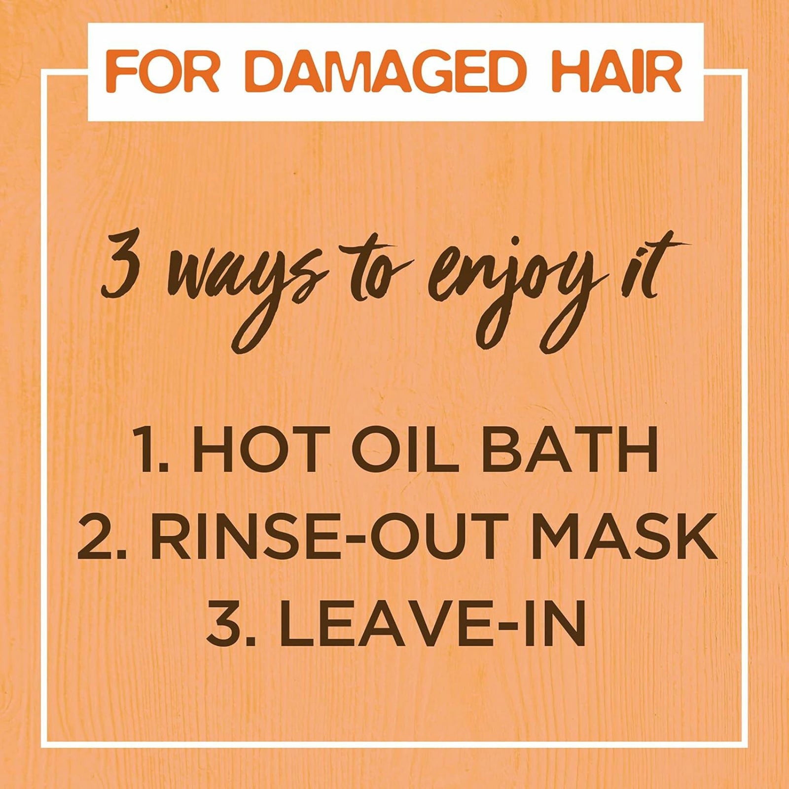 Garnier Ultra Doux Repairing Papaya 3-in-1 Hair Food For Damaged Hair 390 ml - ZaDa beauty