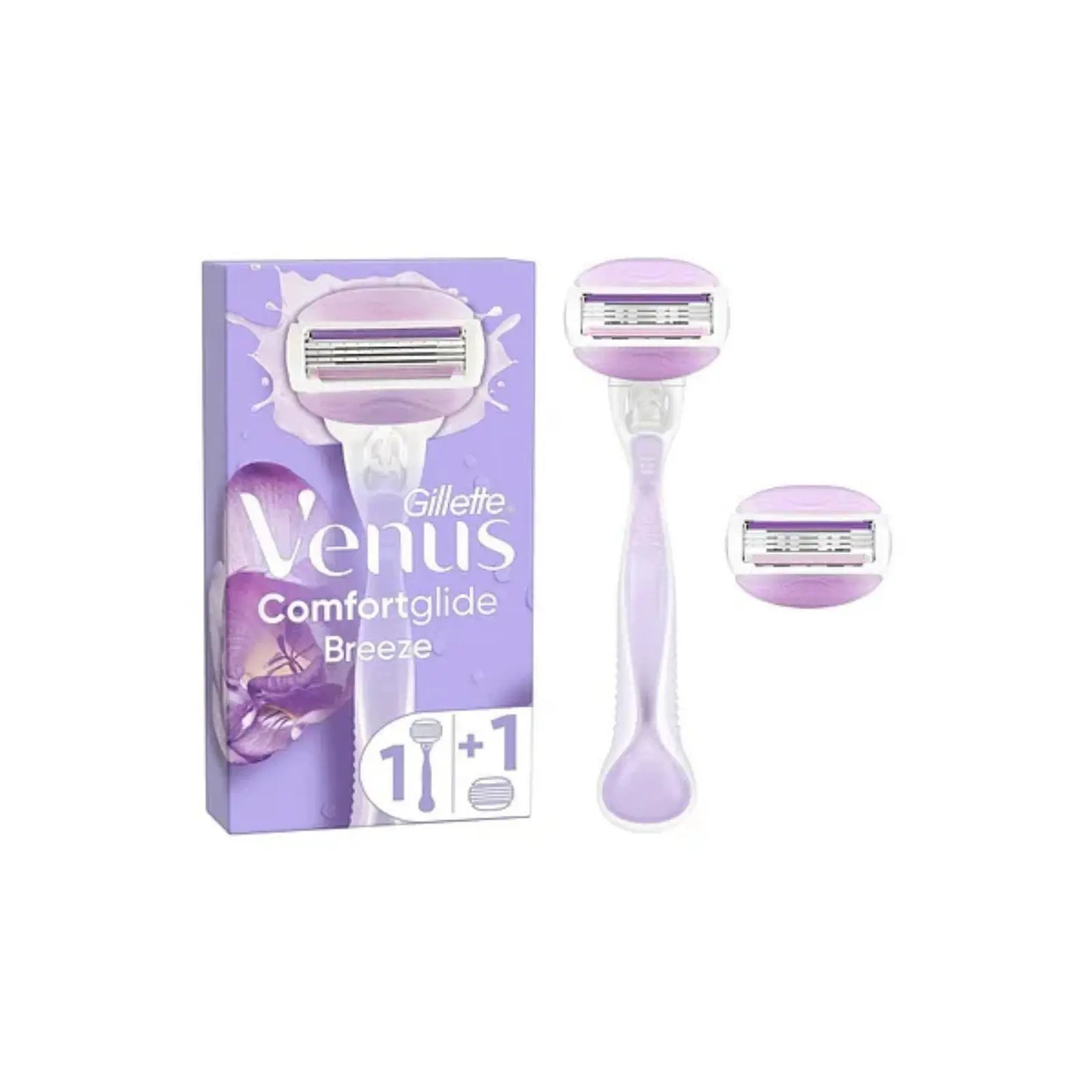 Gillette Venus ComfortGlide Breeze Razor with 2 Refills (Pack of 3)