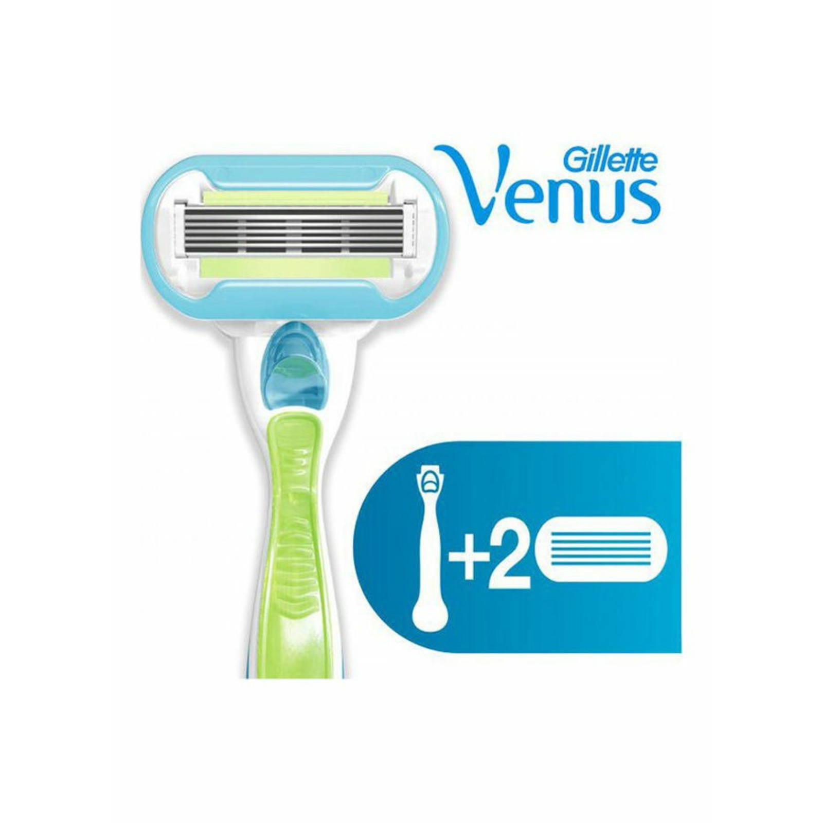 Gillette Venus Extra Smooth Embrace Women's Razor Handle and 2 Blade Refills - ZaDa beauty