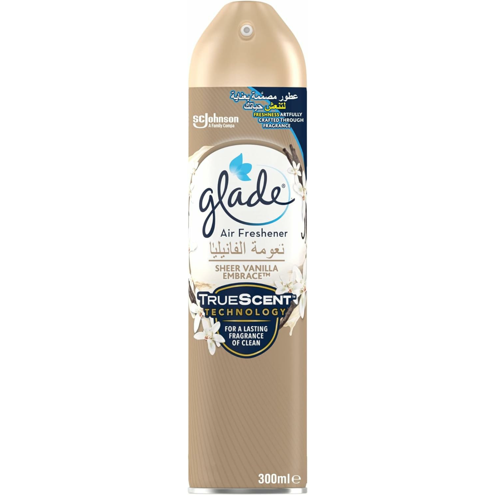 Glade vanilla embrace spray air freshener 300 ml - ZaDa beauty