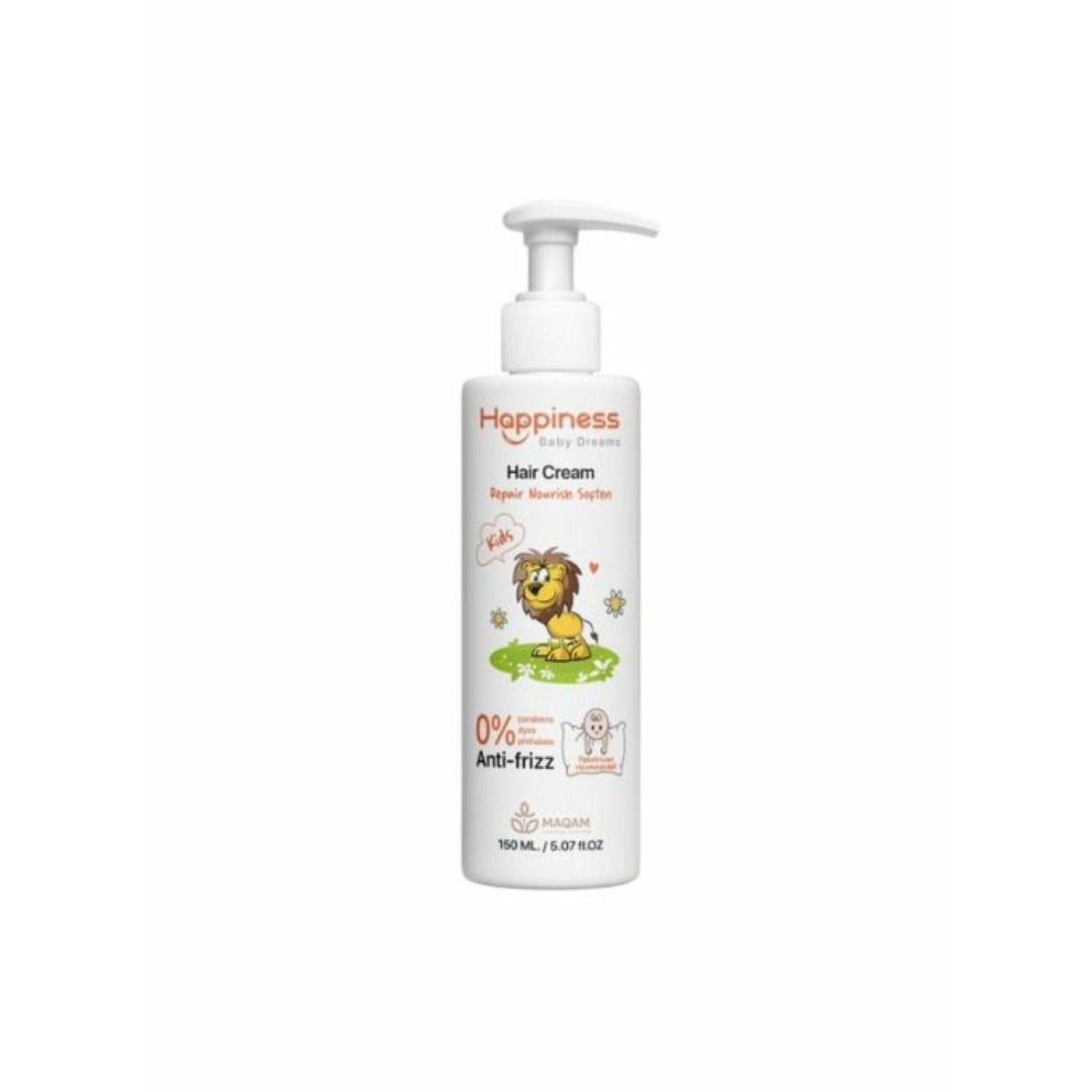 Happiness Anti frizz Kids Hair Cream 150ml - ZaDa beauty