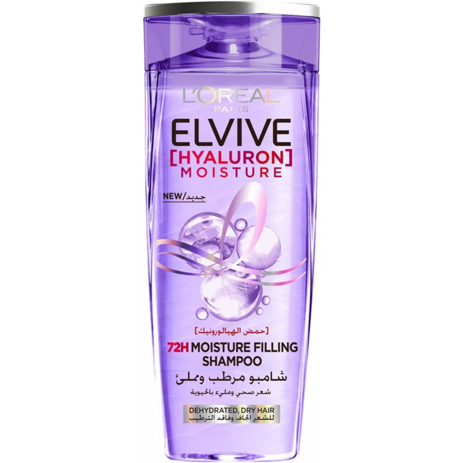 L'Oréal Paris Elvive Hyaluron Moisture 72H Moisture Filling Shampoo With Hyaluronic Acid - 200Ml - ZaDa beauty