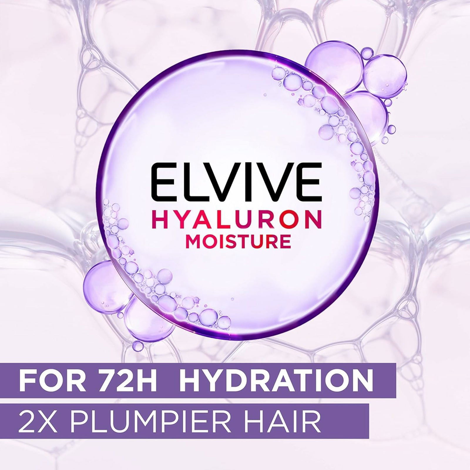 L'Oréal Paris Elvive Hyaluron Moisture 72H Moisture Filling Shampoo with Hyaluronic Acid 400ml - ZaDa beauty