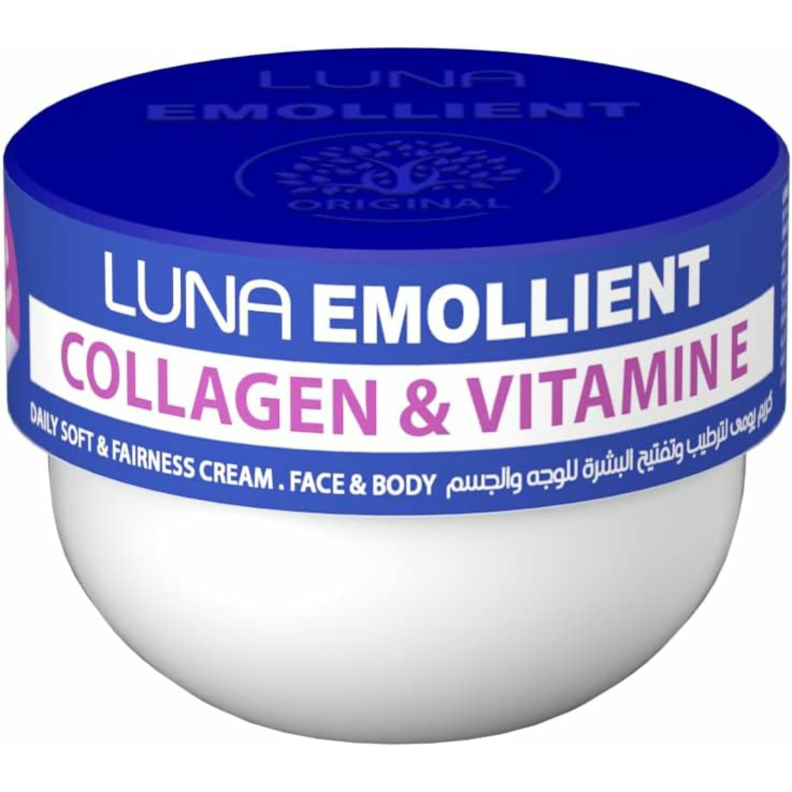 Luna Emollient Vitamine & Collagen Soft Moisturizing Cream For Body & Skin - 50g - ZaDa beauty