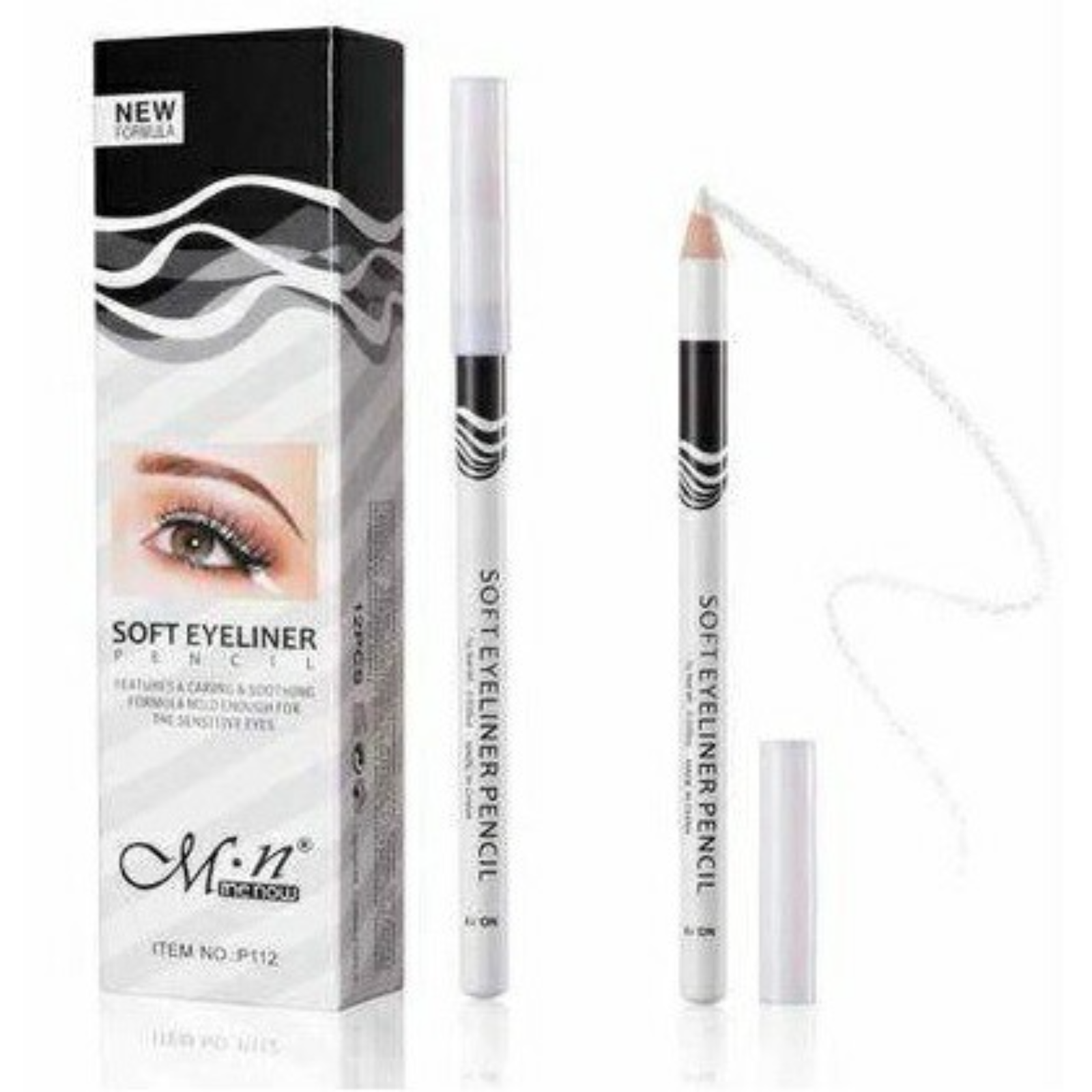 M.N Soft Eyeliner Pencil White - ZaDa beauty