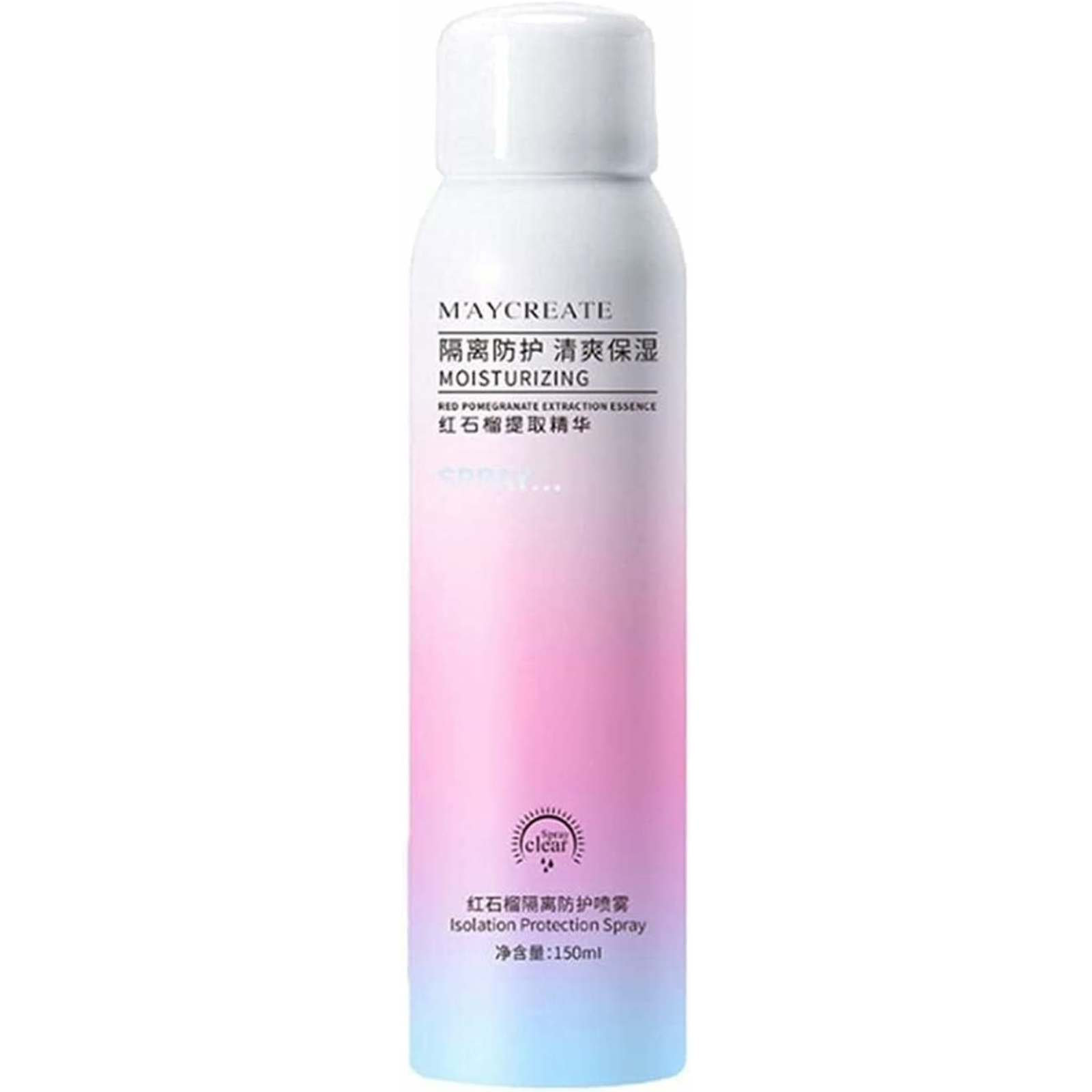 Maycreate Pomegranate Protective Element Spray Moisturizing Water Replenishing 150 ml - ZaDa beauty