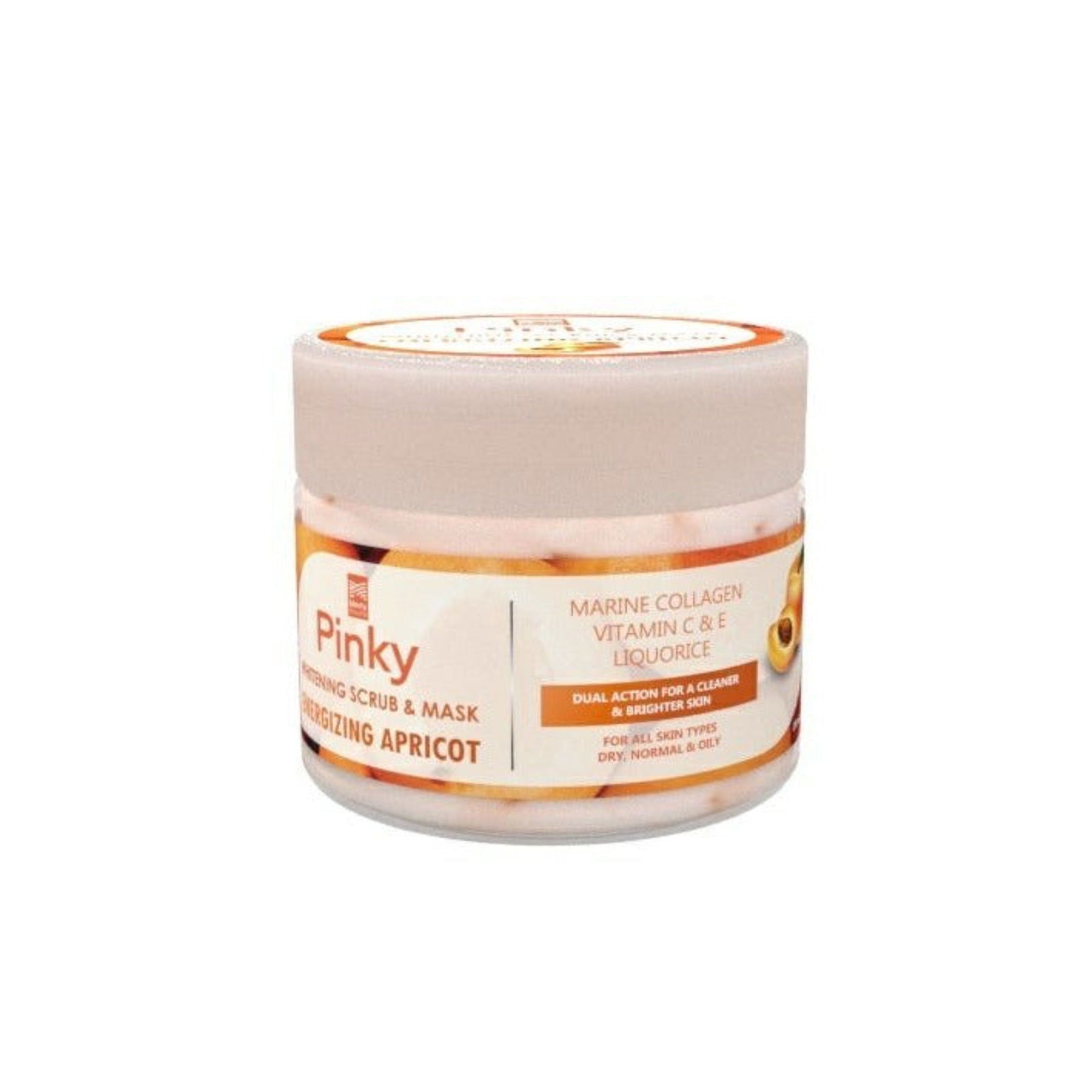 Merty Pinky 2 In 1 Whitening Scrub & Mask With Apricot - 250Ml - ZaDa beauty