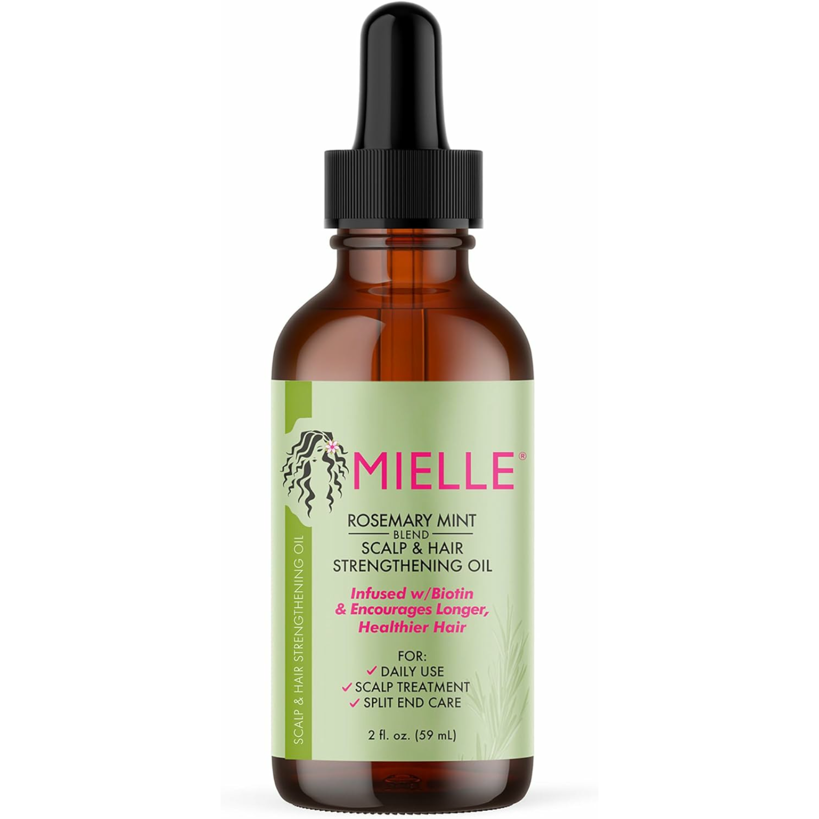 Mielle Rosemary Mint Scalp & Hair Strengthening Oil 59ml - ZaDa beauty