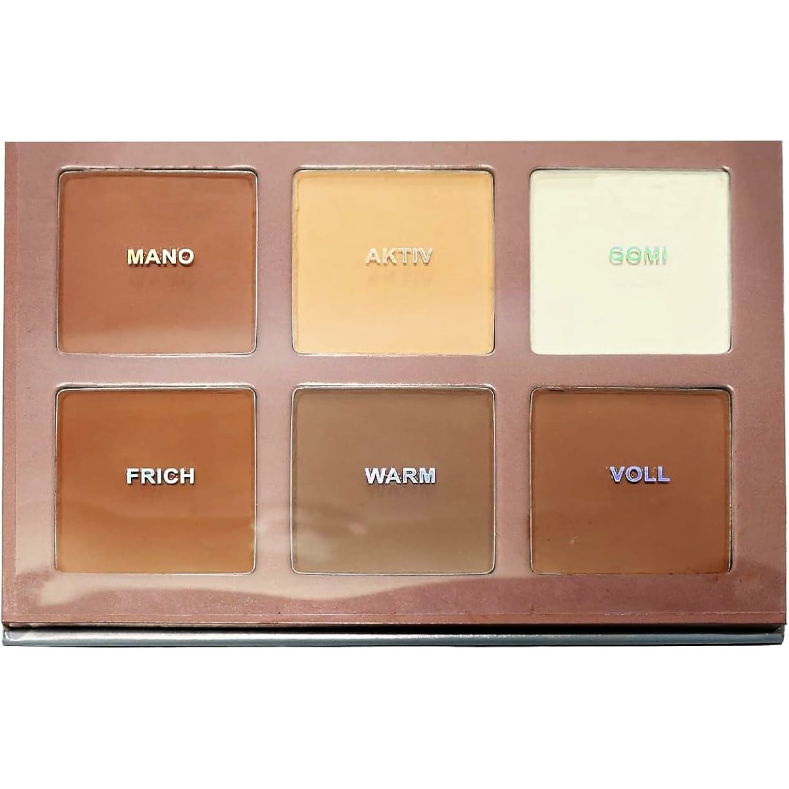 Might Cinema Powder Contour Palette - 6 Colors - ZaDa beauty