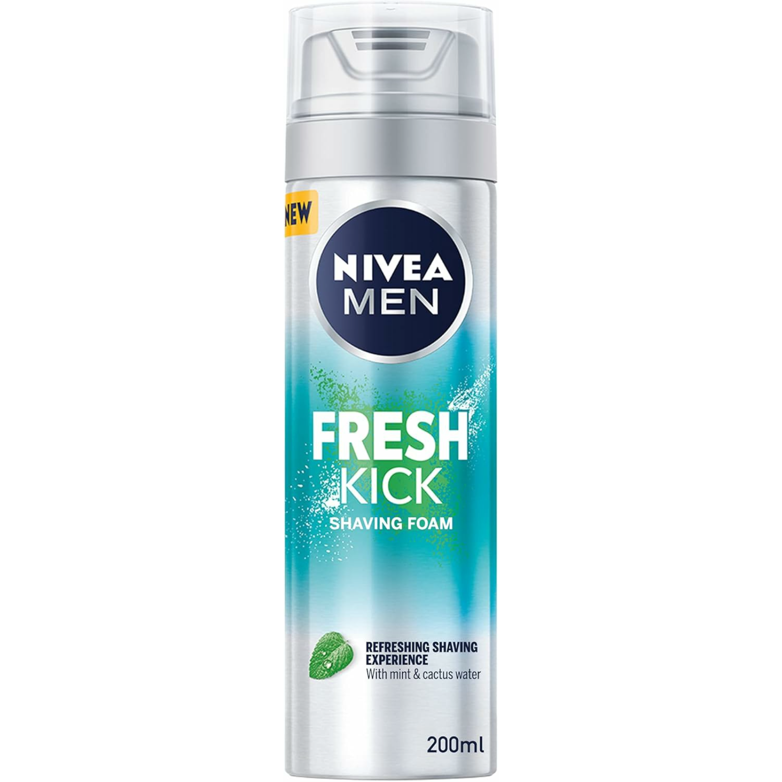 NIVEA Fresh Kick Shaving Foam for Men 200ml - ZaDa beauty