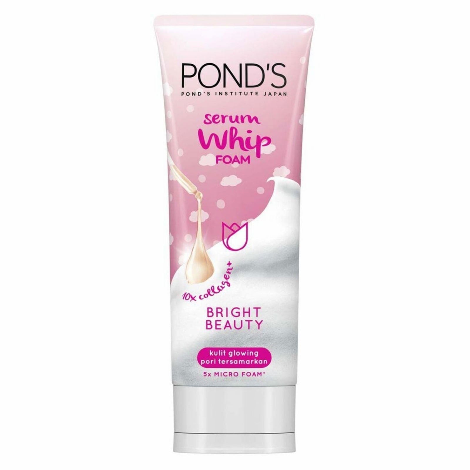 Pond's Serum Whip Foam Bright Beauty  Facial Wash 150g - ZaDa beauty