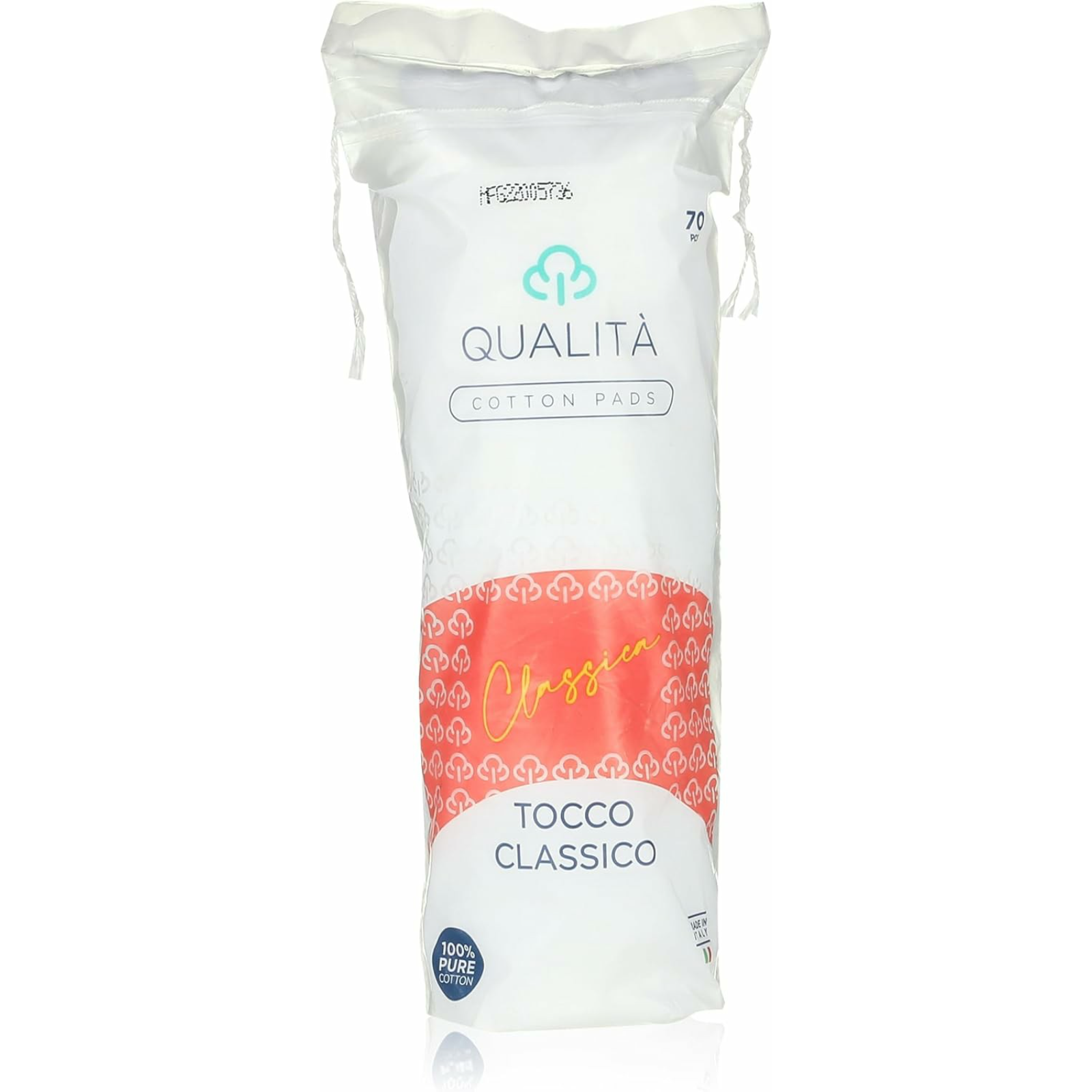 Qualita Tocco Classico Double-Face Make-Up Remover Cotton Pads, 70 Pieces - White - ZaDa beauty