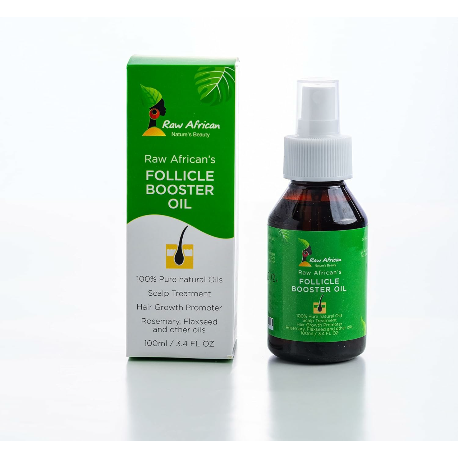 Raw African Follicle Booster Oil Scalp Treatment 100 ml - ZaDa beauty