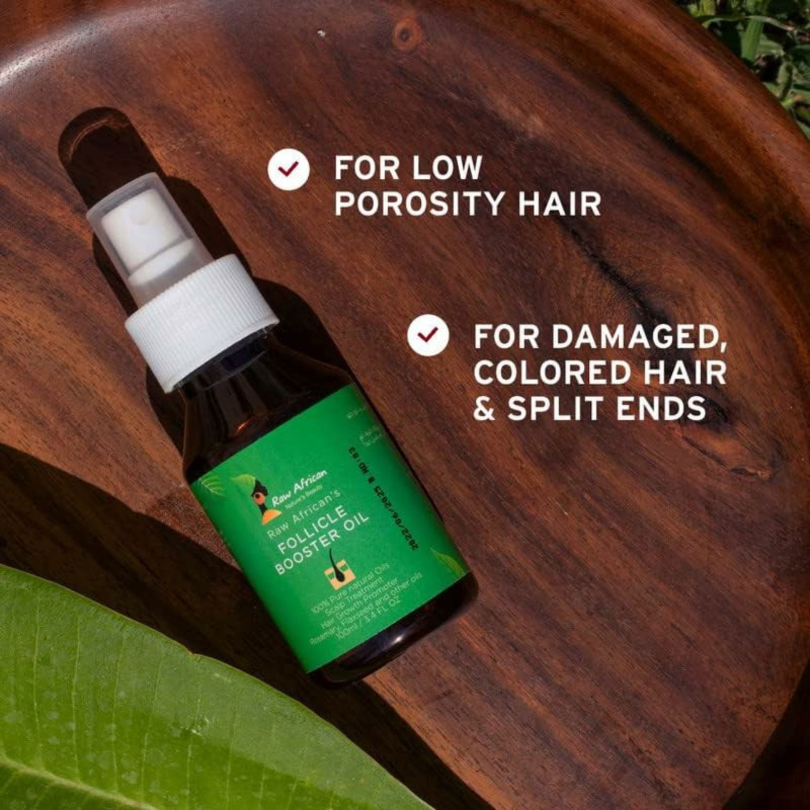 Raw African Follicle Booster Oil Scalp Treatment 100 ml - ZaDa beauty