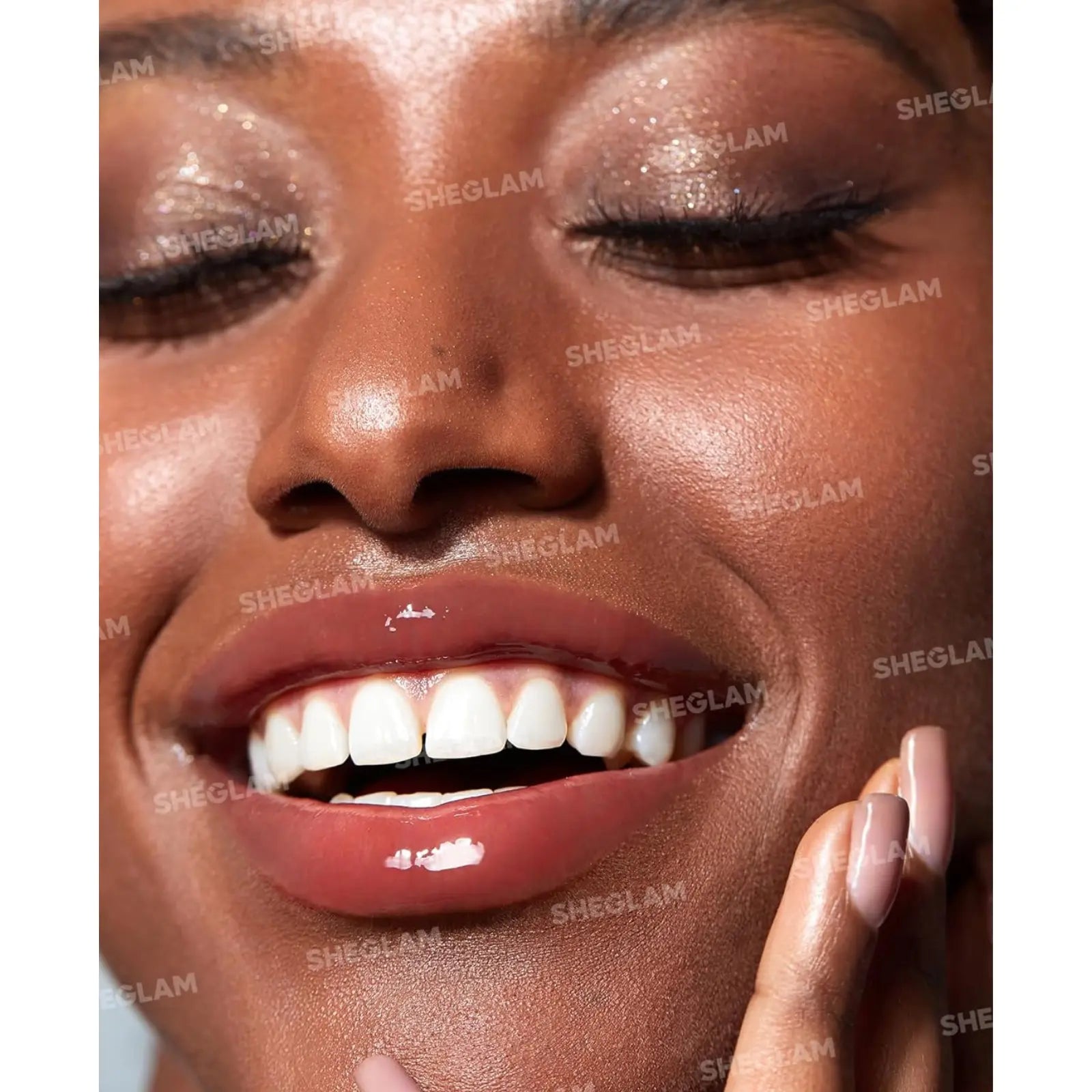 ملمع شفاه من شيجلام ليب بلامبر أحمر شفاه جلوسي بزيت جوز الهند المرطب - Sepia Kiss