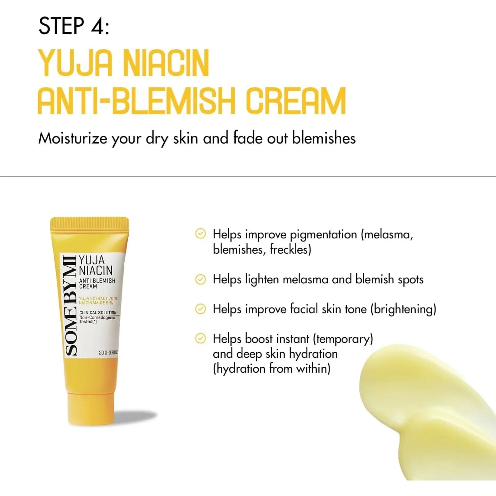 SOME BY MI Yuja Niacin Anti-Blemish Starter Kit  For Natural Brightning of Skin Set of 4 Travel Kit