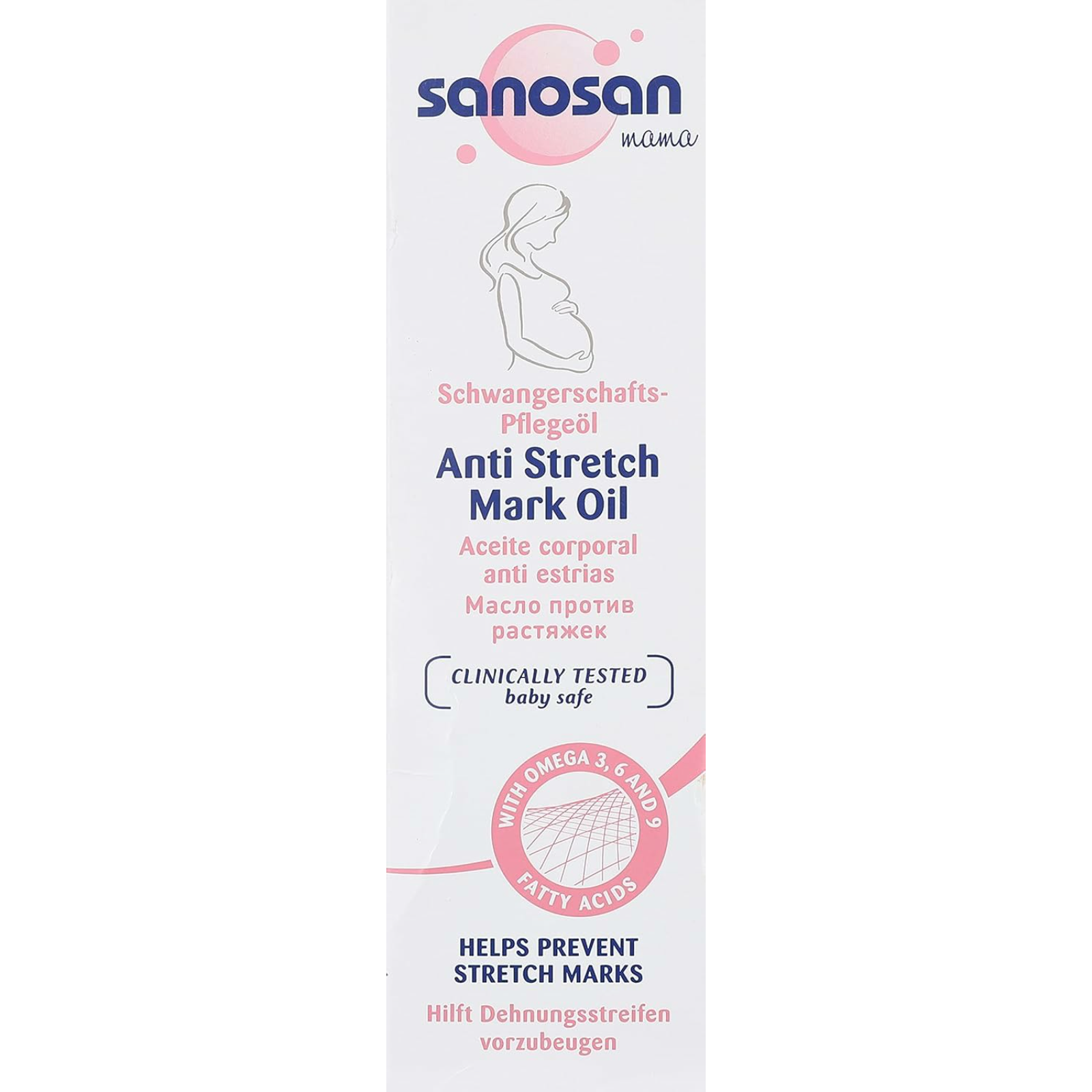 Sanosan Anti Stretch Mark Oil 100 ml - ZaDa beauty