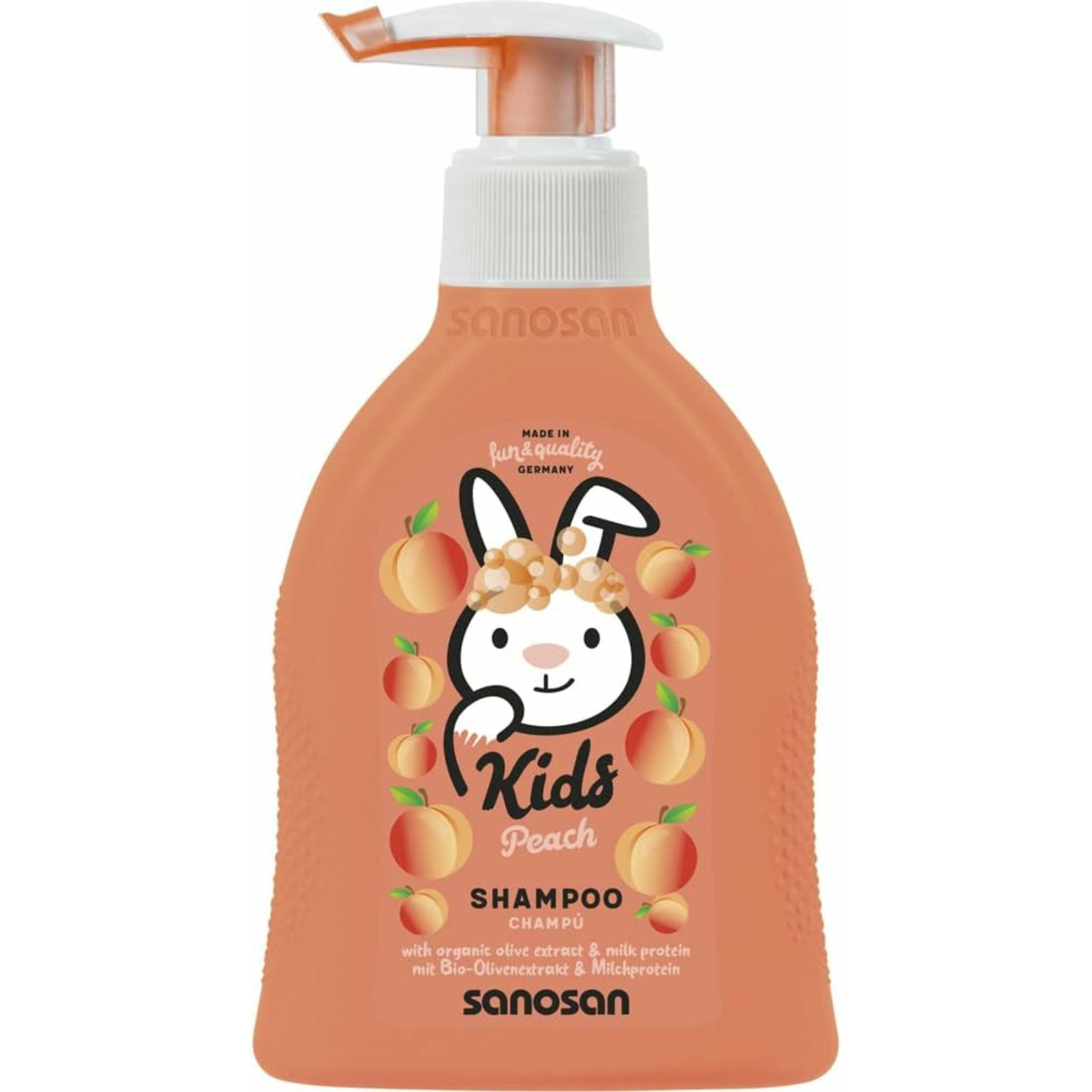 Sanosan Peach Shampoo for Kids 200ml - ZaDa beauty