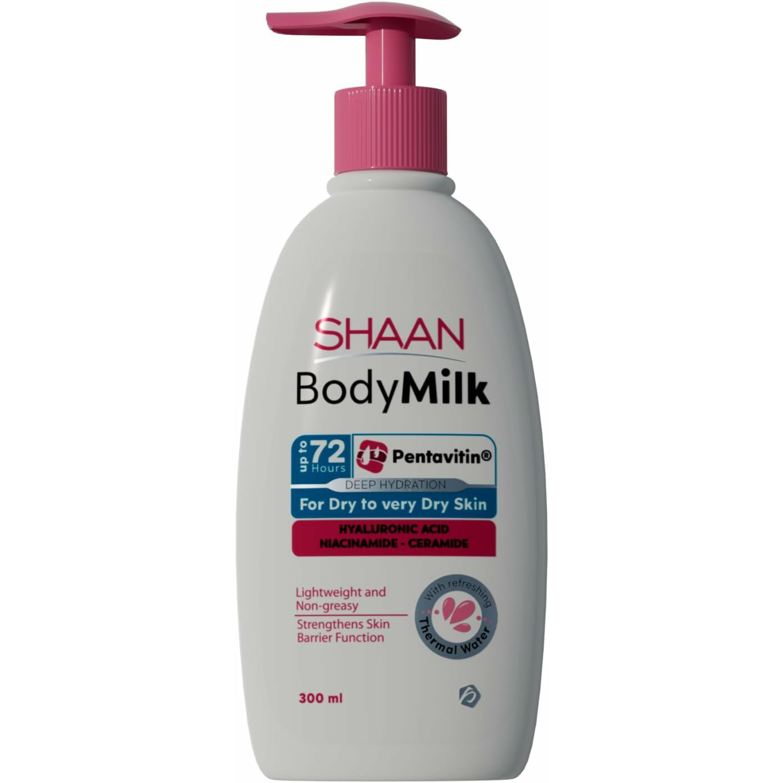 Shaan Deep hydration Milk Body lotion for dry skin 300 ml - ZaDa beauty
