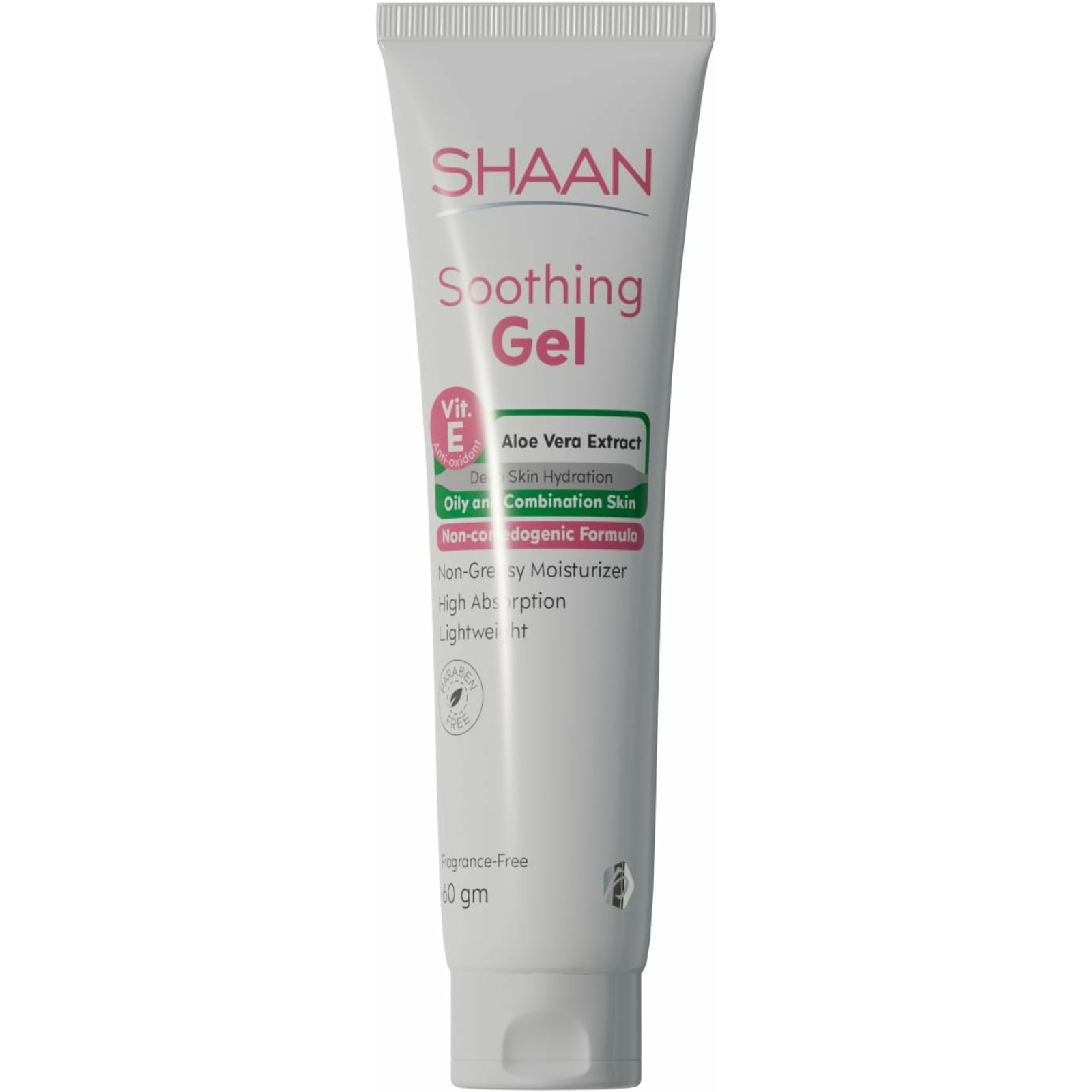 Shaan Soothing Gel with Aloe Vera Extract For Oily and Combined skin 60 gm - ZaDa beauty