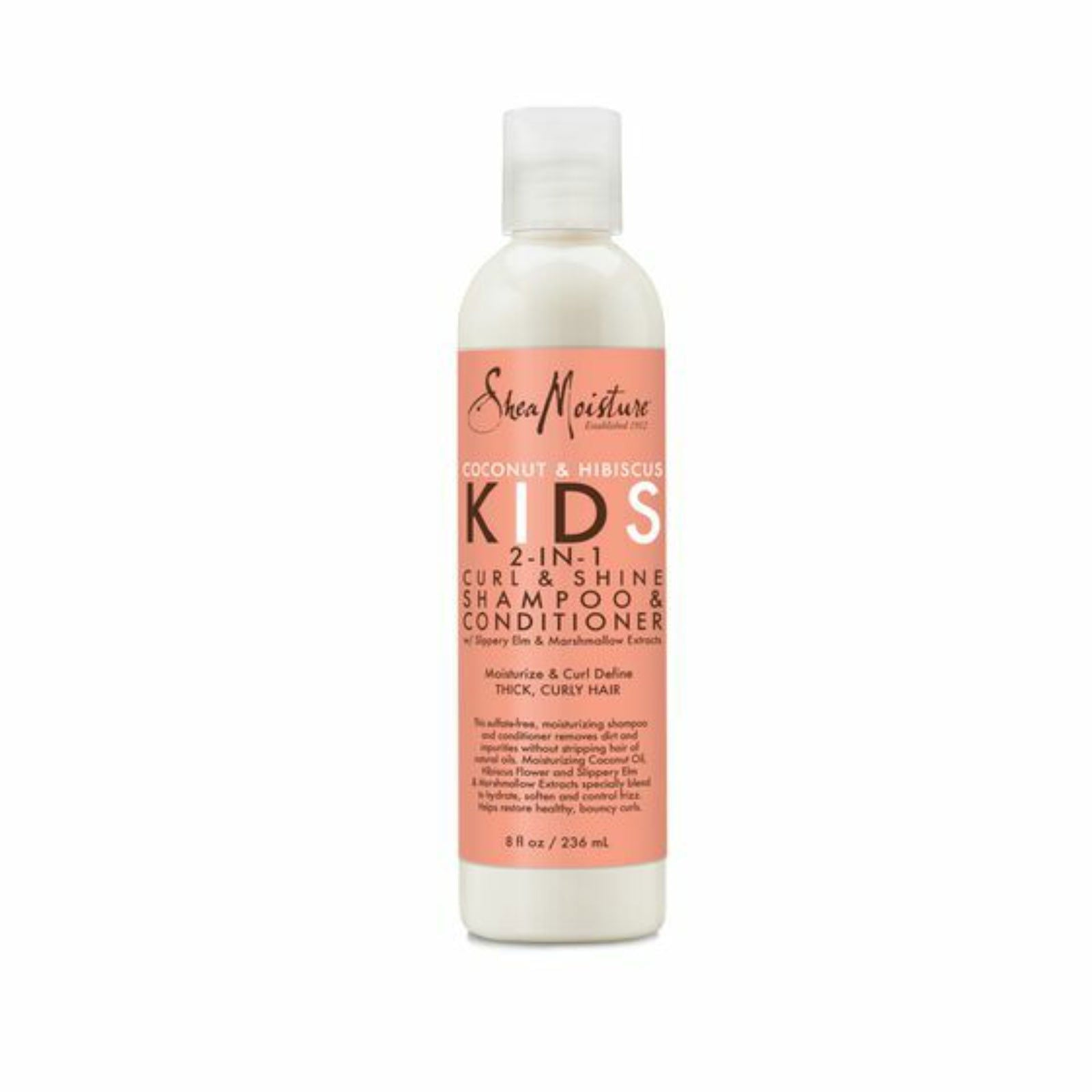 SheaMoisture 2-in-1 Shampoo and Conditioner with Coconut & Hibiscus for Kids 236 ml - ZaDa beauty