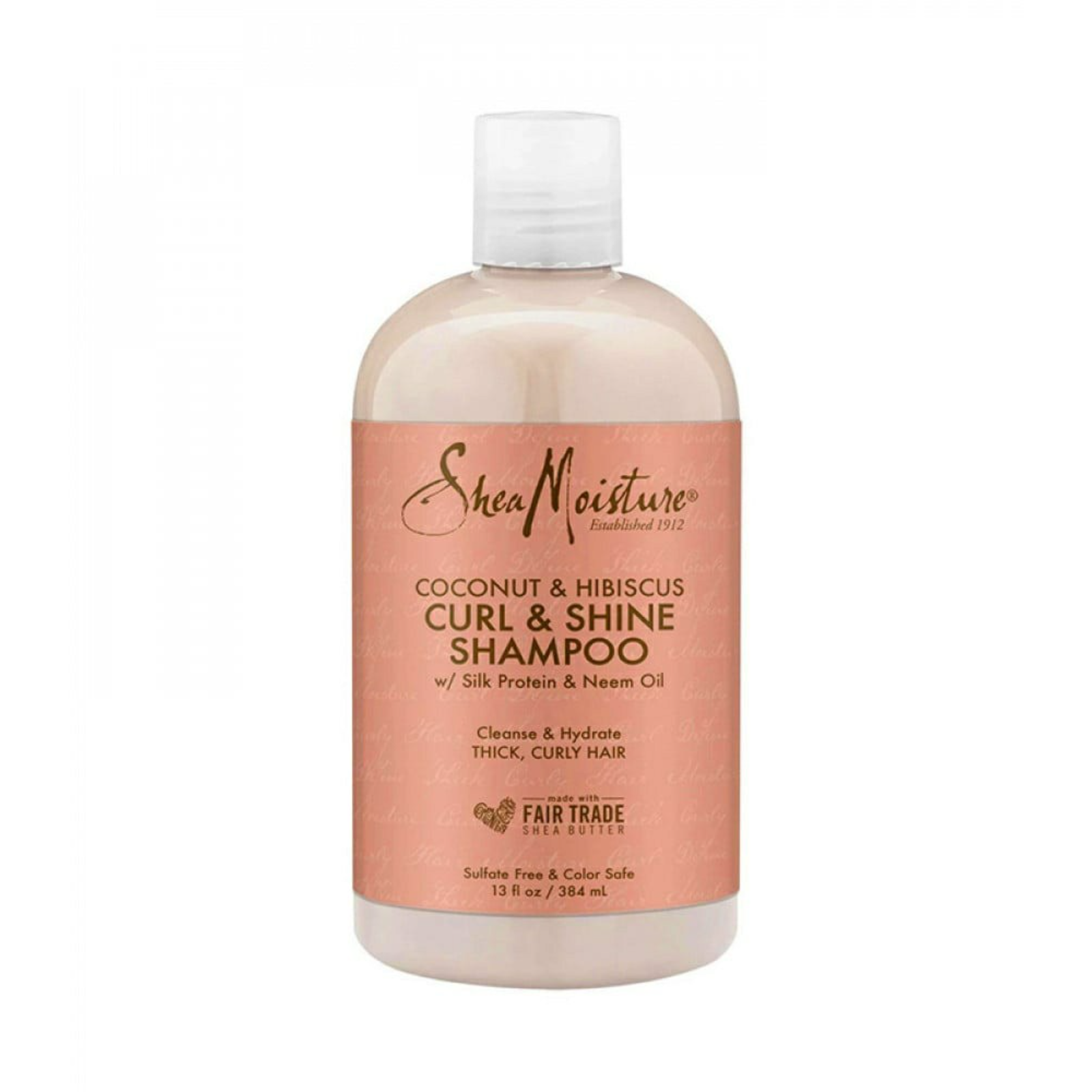 Shea Moisture Coconut & Hibiscus Curl & Shine Shampoo - 340g - ZaDa beauty